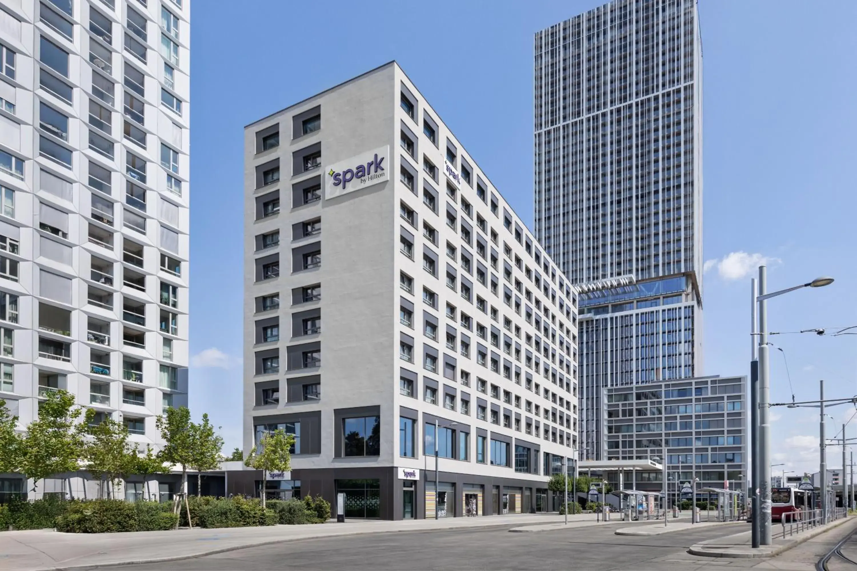 Property building in Spark by Hilton Vienna Donaustadt Property building in Spark by Hilton Vienna Donaustadt