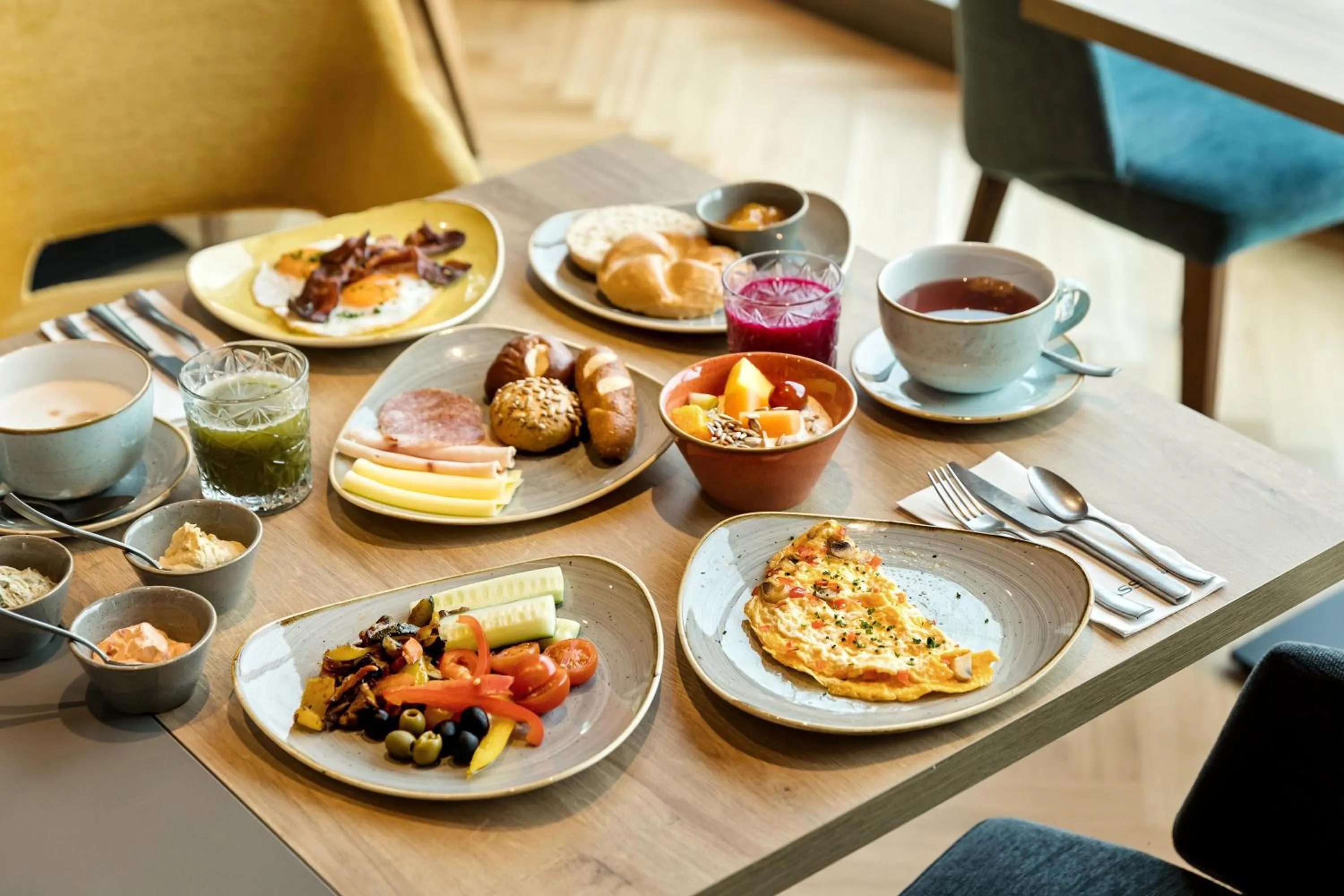 Restaurant/places to eat in Spark by Hilton Vienna Donaustadt