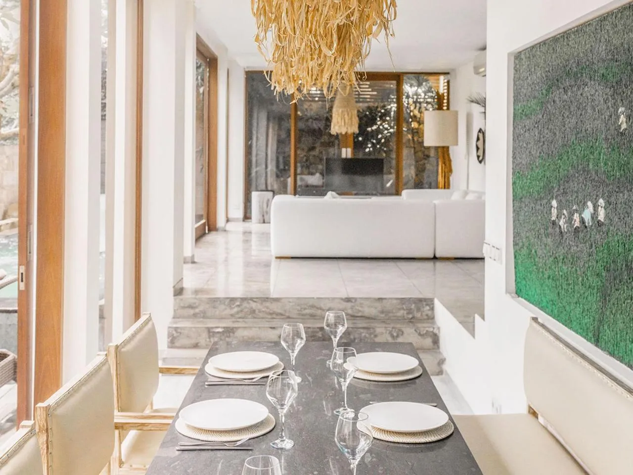 Dining area in AB Villa & Apartments