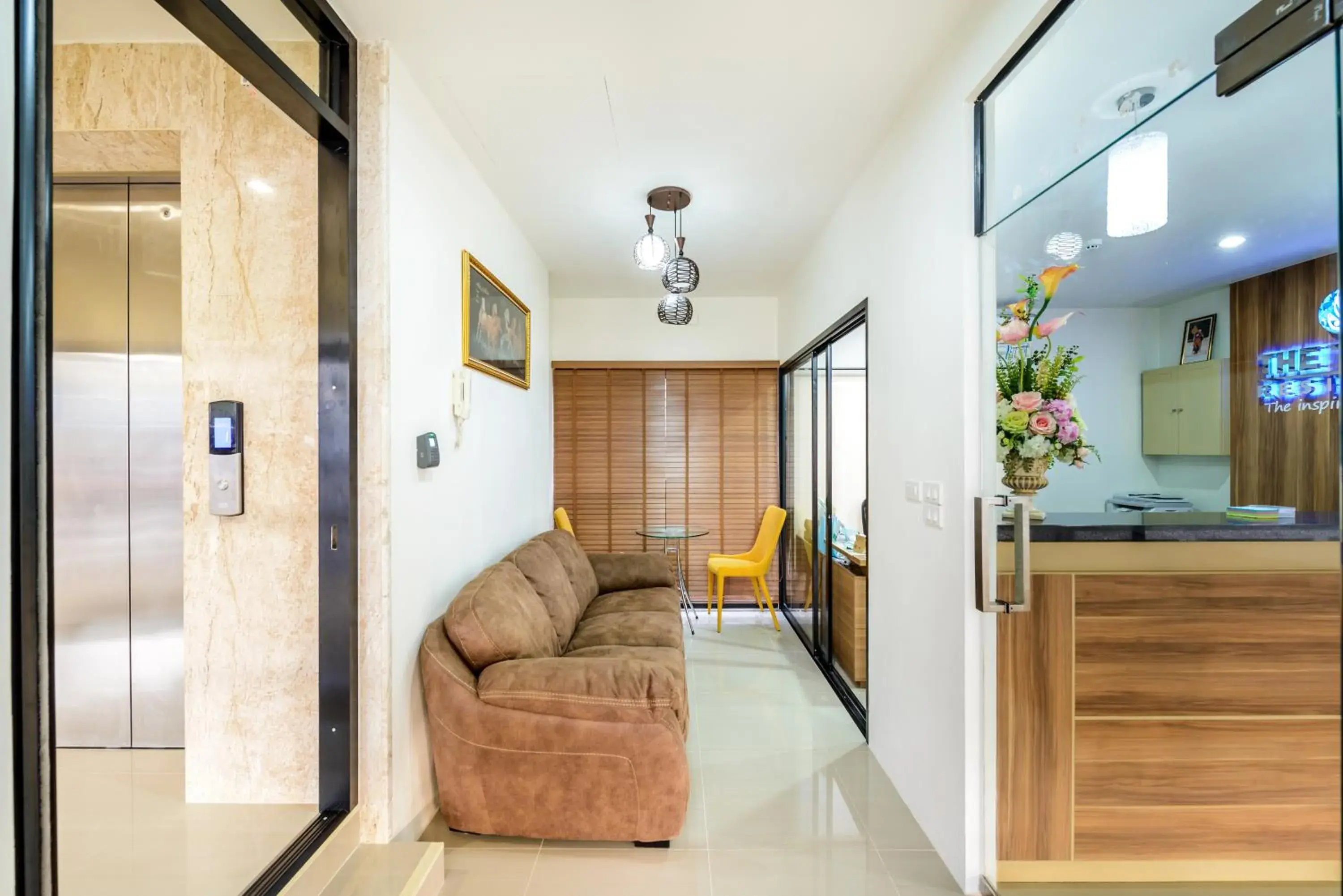 Lobby or reception in The Topaz Residence Phuket Town Lobby or reception in The Topaz Residence Phuket Town