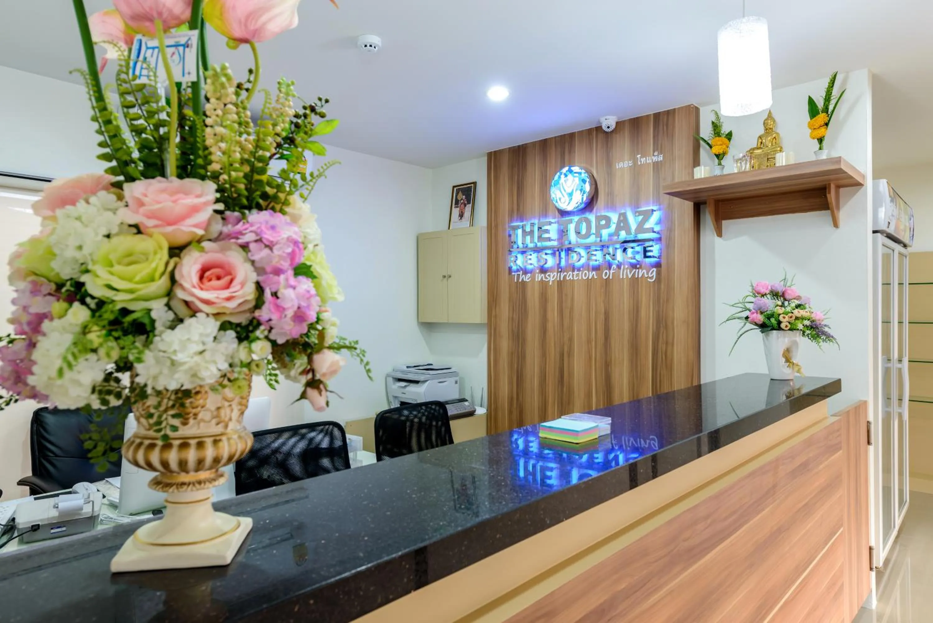 Facade/entrance in The Topaz Residence Phuket Town