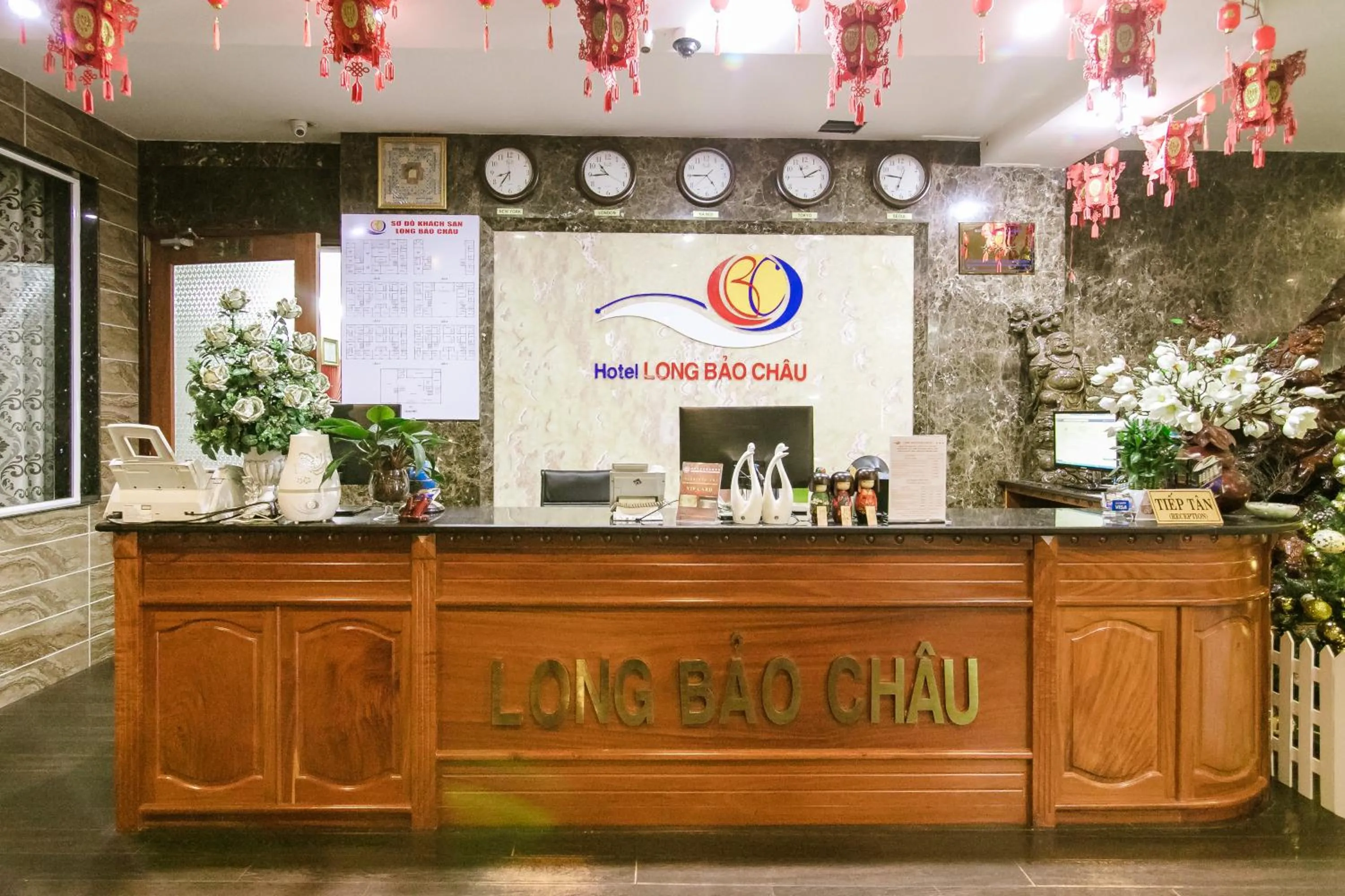 Lobby or reception in Long Bao Chau Hotel