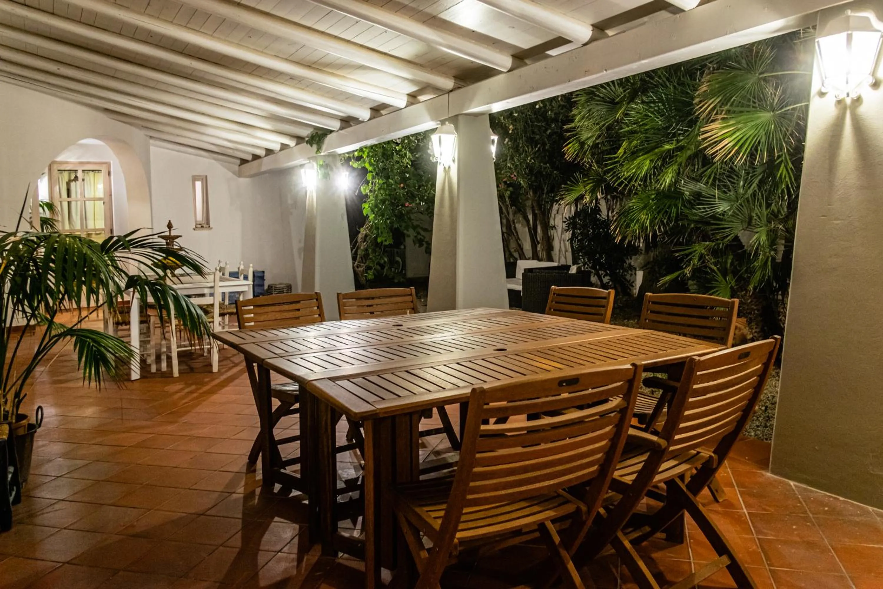 Patio in Villa Mancuso De Gaetani & SPA