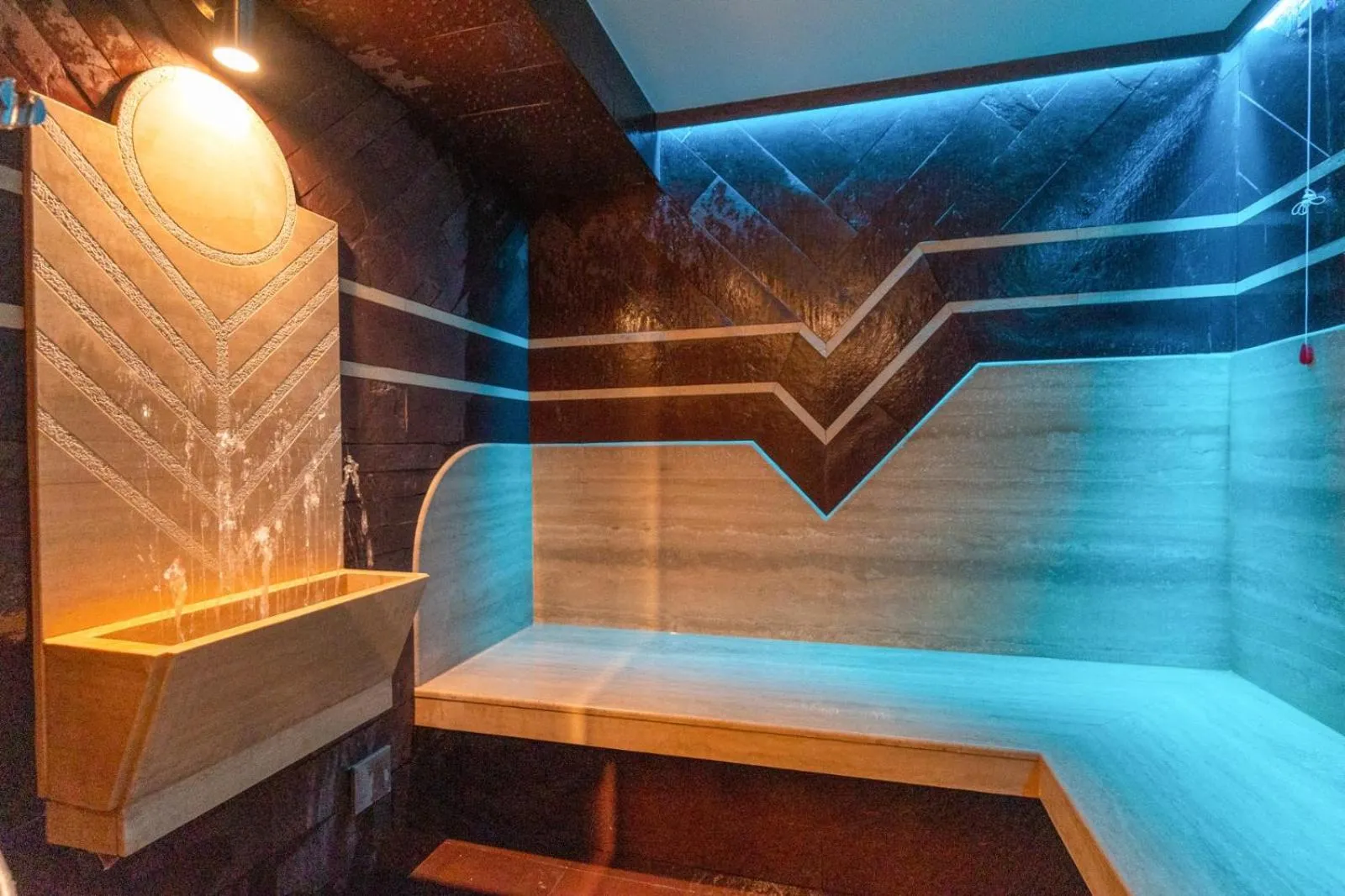 Sauna in Villa Mancuso De Gaetani & SPA