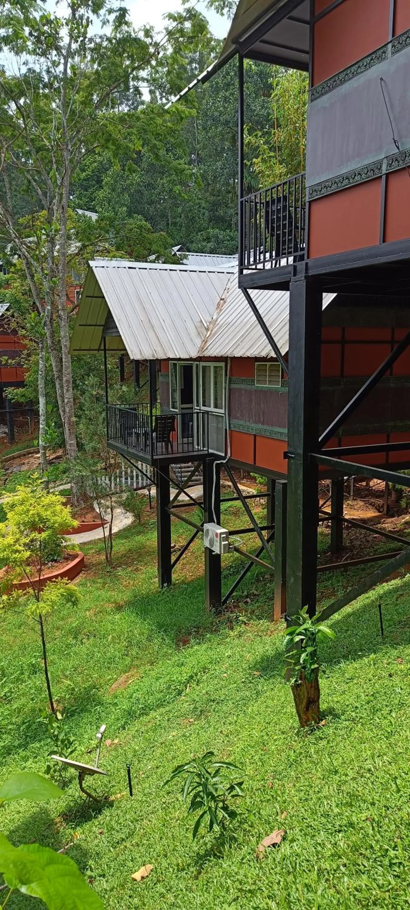 Balcony/Terrace in Santhi Hill View Resort