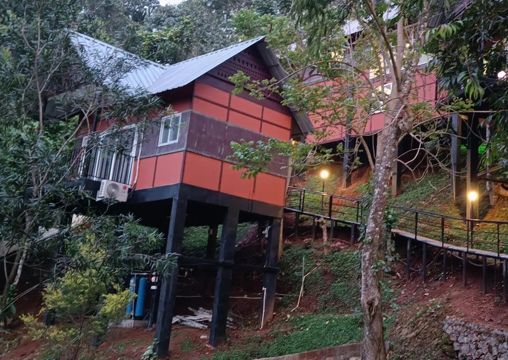Property building in Santhi Hill View Resort