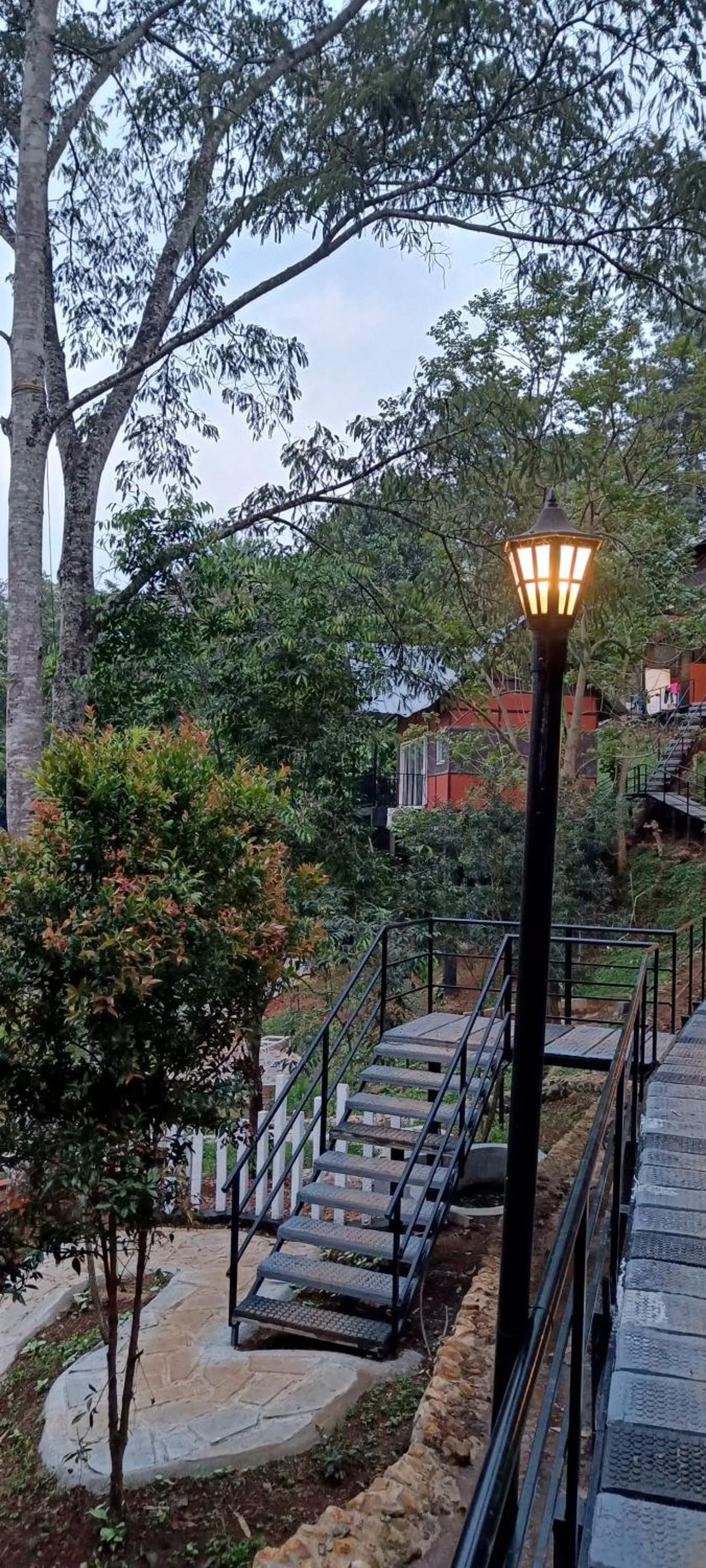 Patio in Santhi Hill View Resort