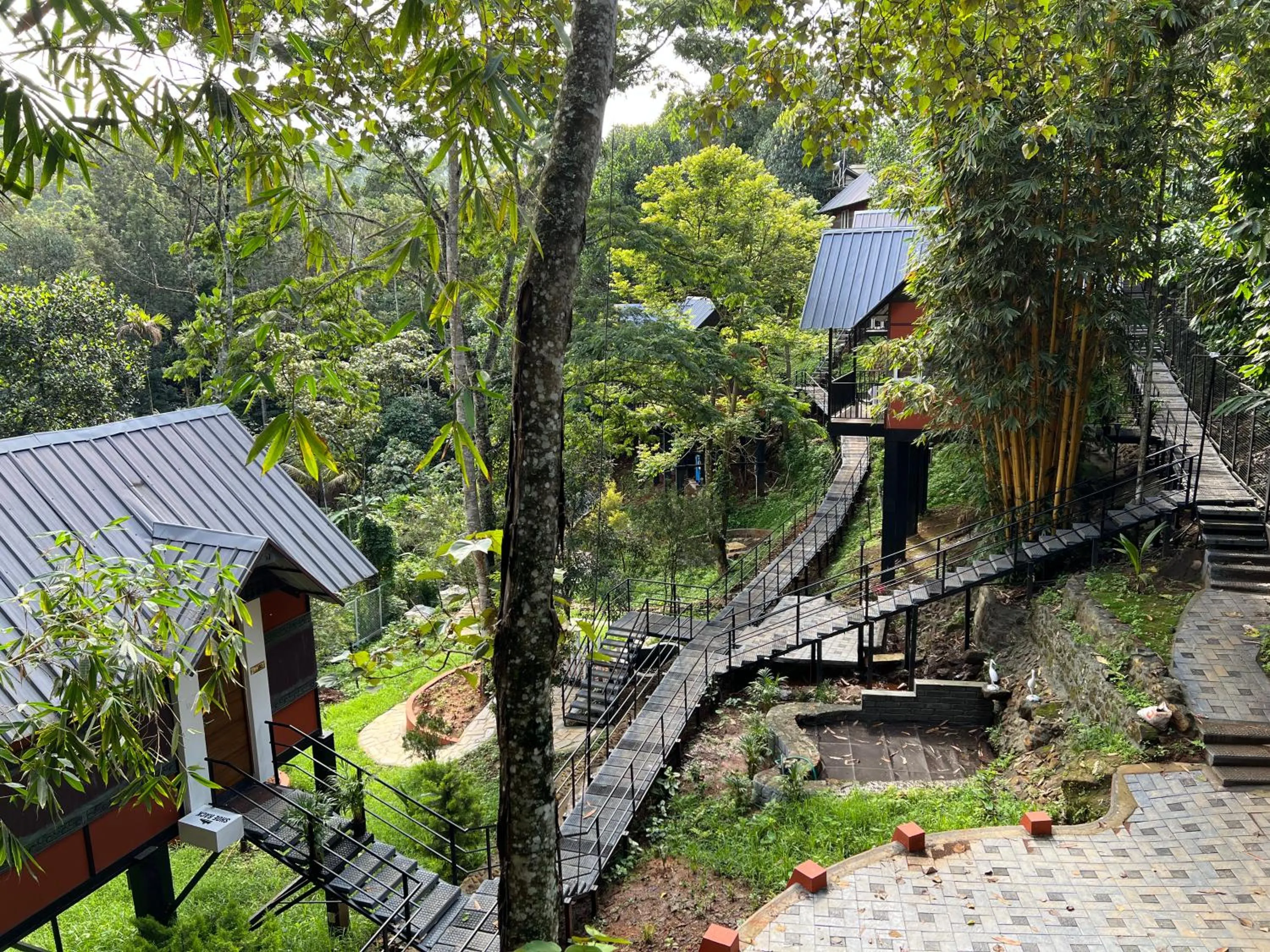 Bird's eye view in Santhi Hill View Resort
