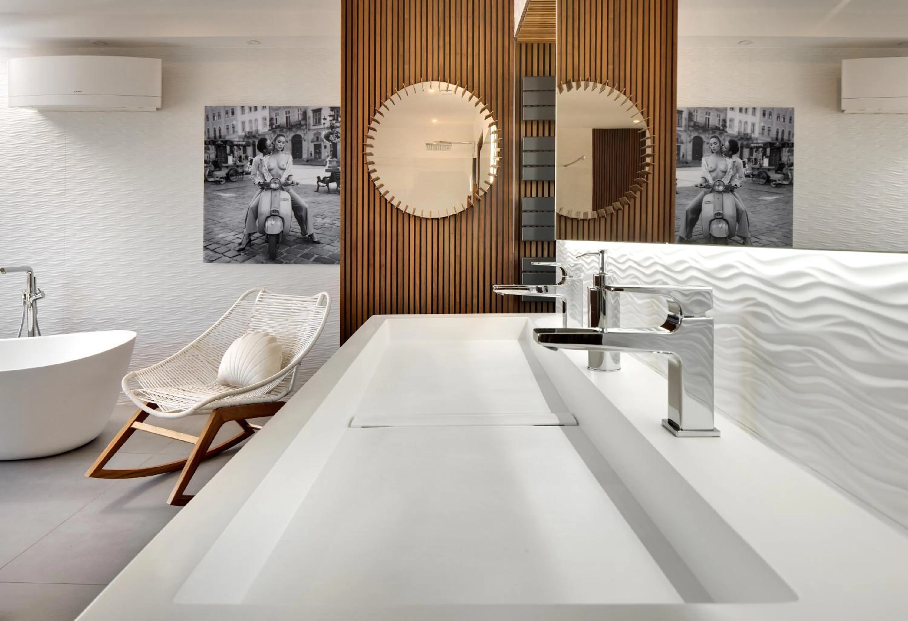 Bed in Villa Miramar Frontignan