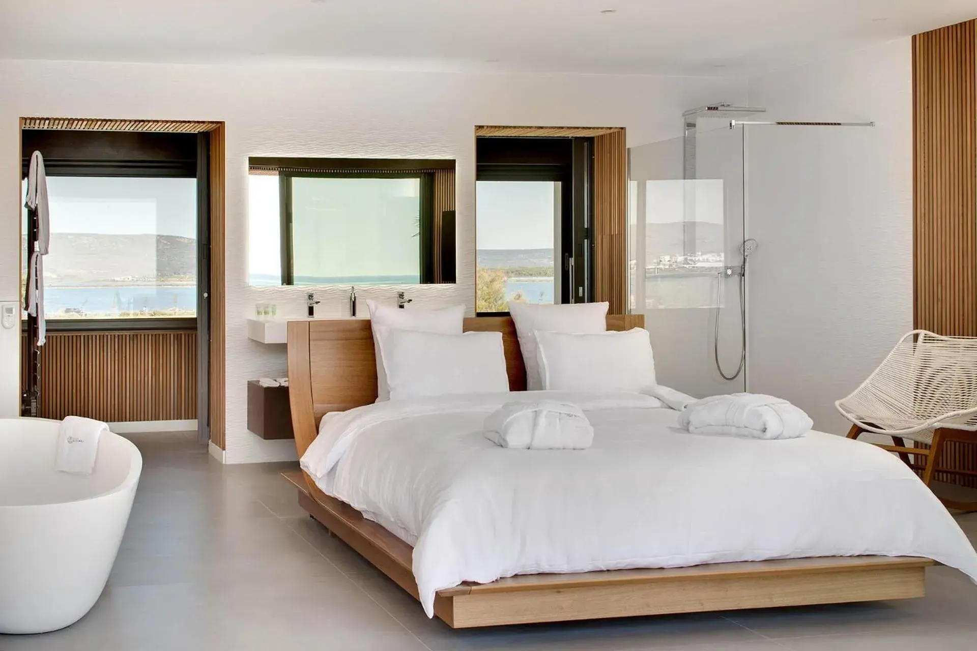 Bed in Villa Miramar Frontignan Bed in Villa Miramar Frontignan