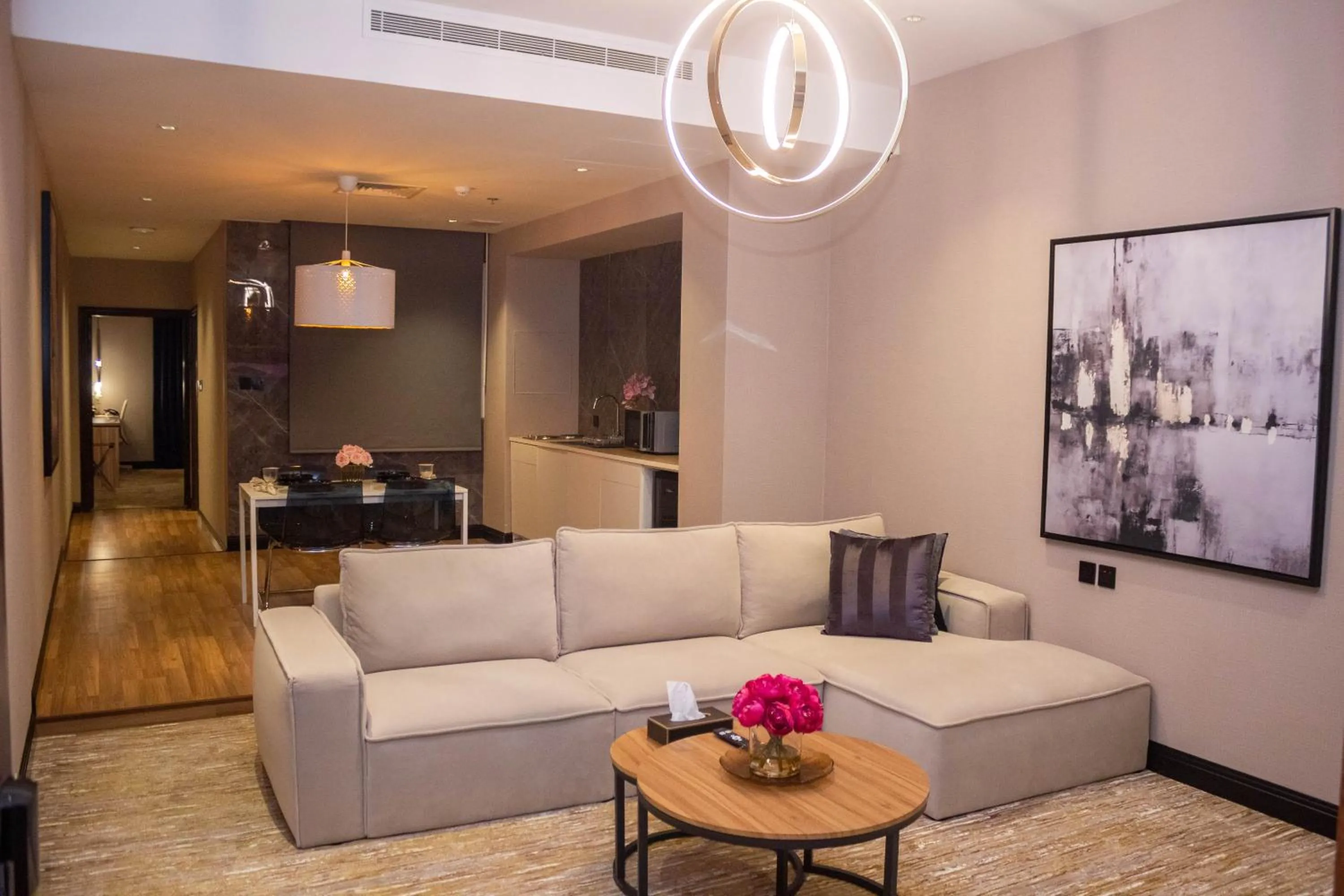 Seating area in Dana Hotel