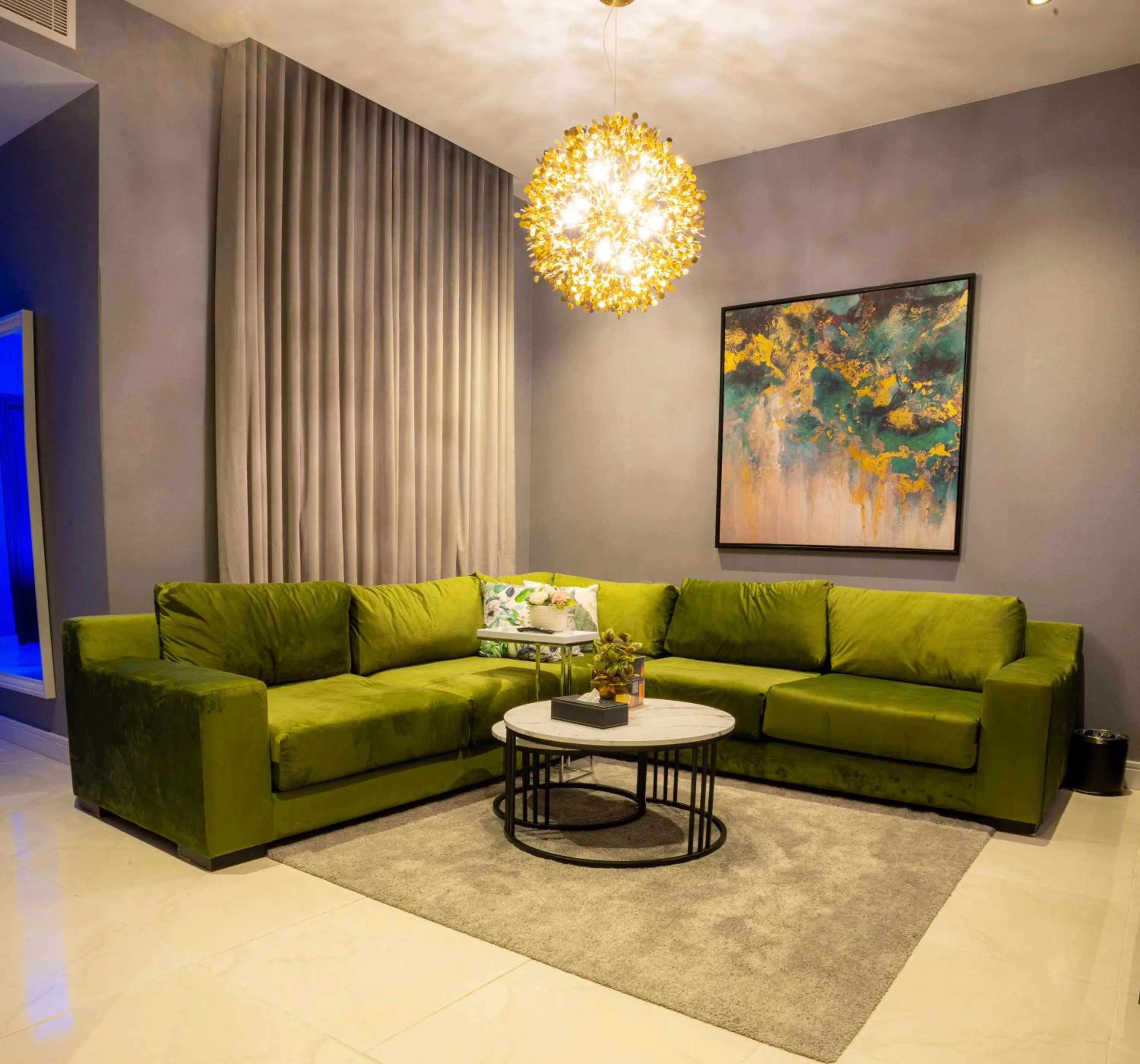 Seating area in Dana Hotel