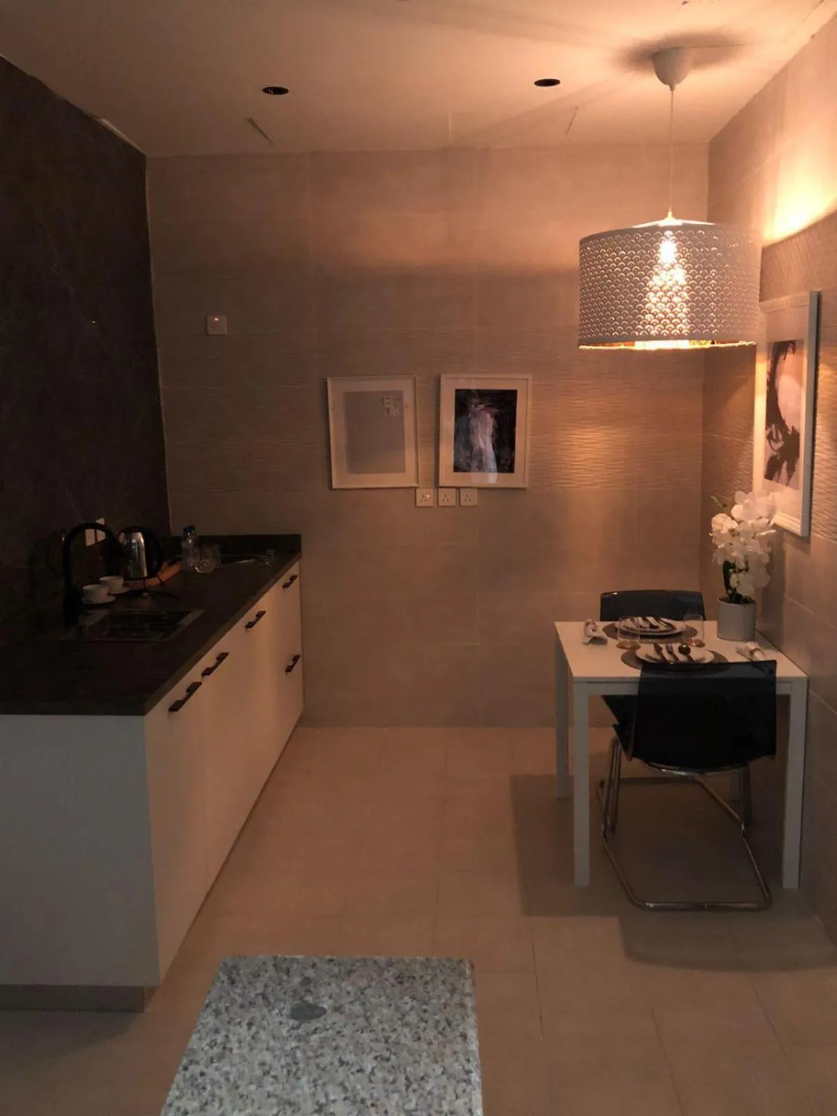 Kitchen or kitchenette in Dana Hotel