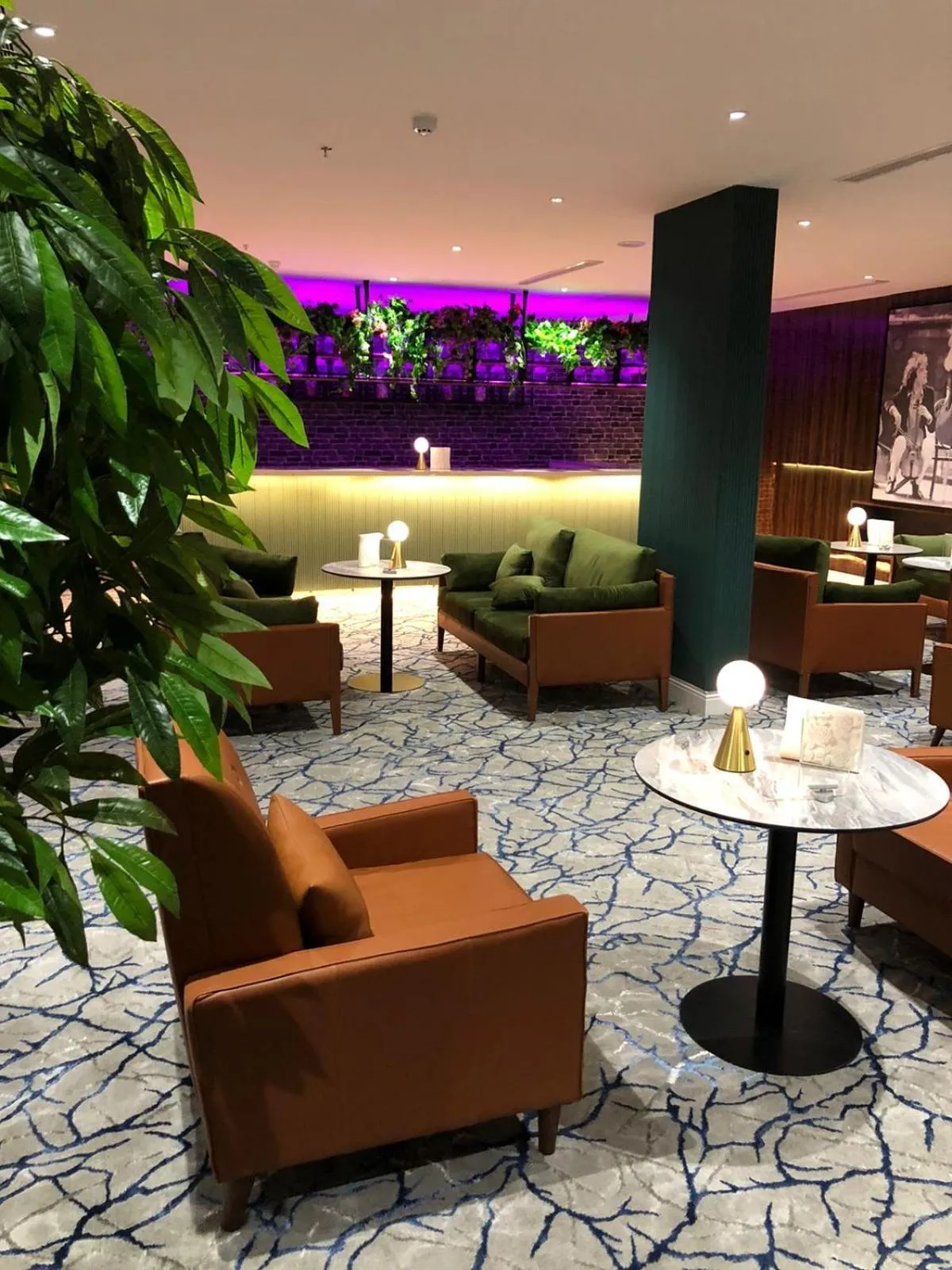 Seating area in Dana Hotel