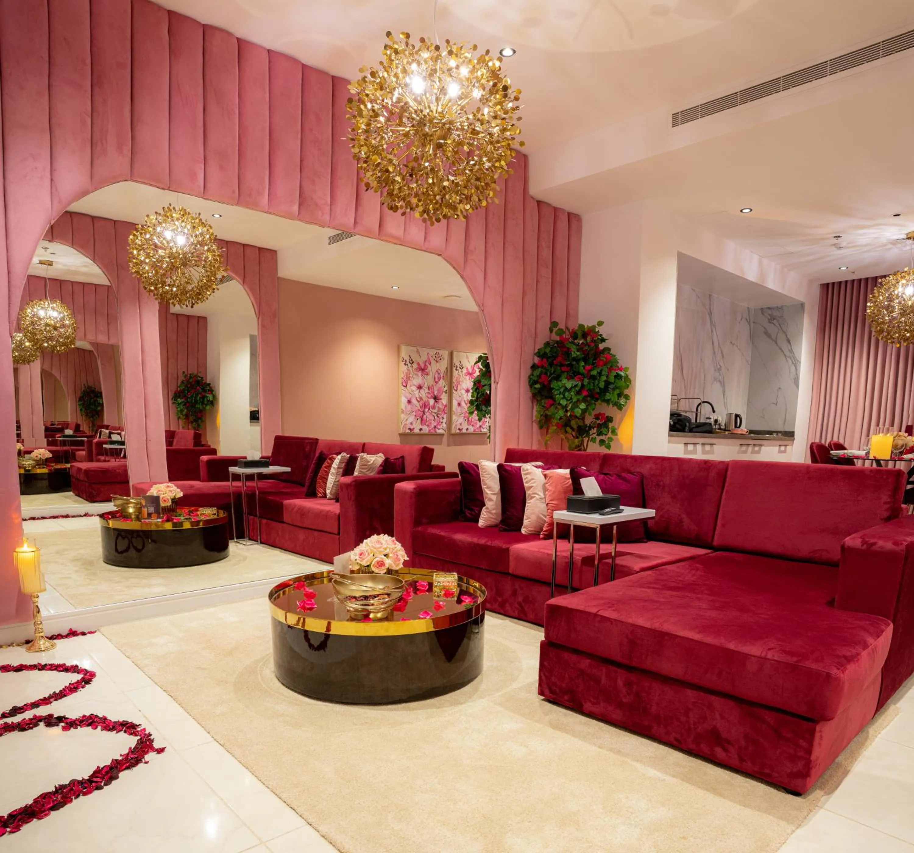 Seating area in Dana Hotel