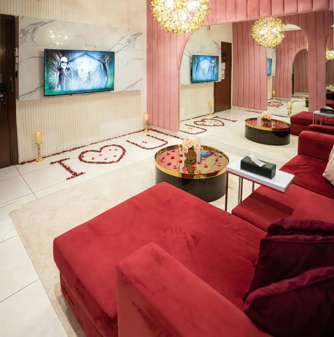 Seating area in Dana Hotel