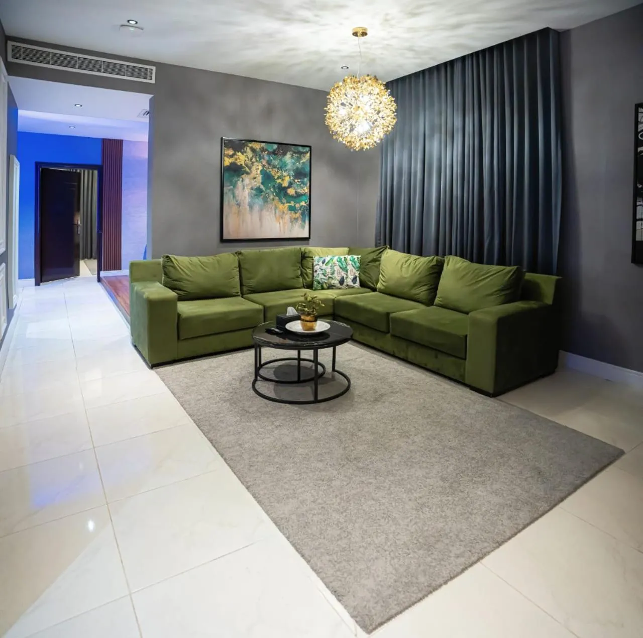 Seating area in Dana Hotel