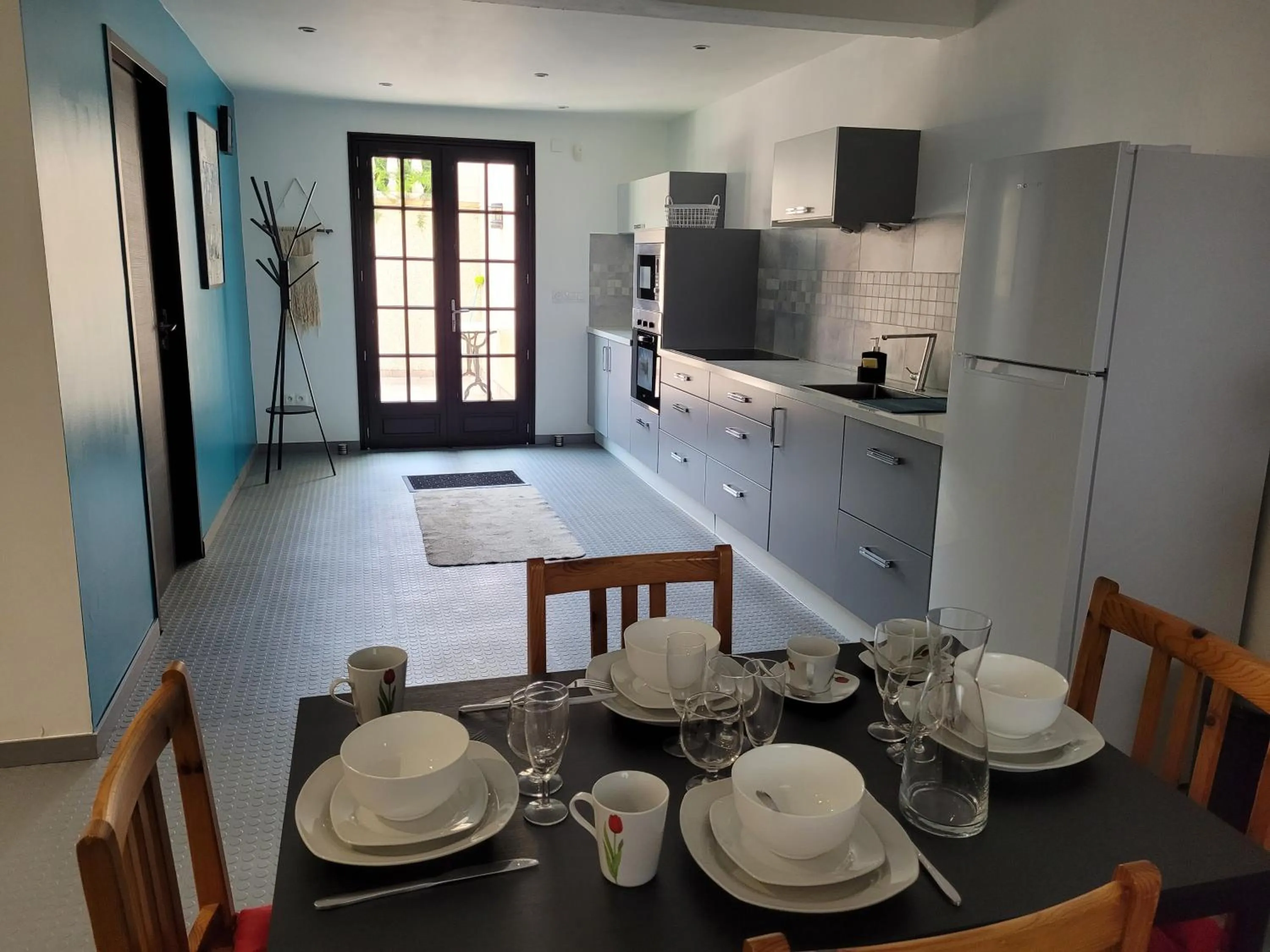 Kitchen or kitchenette in Villa RENE