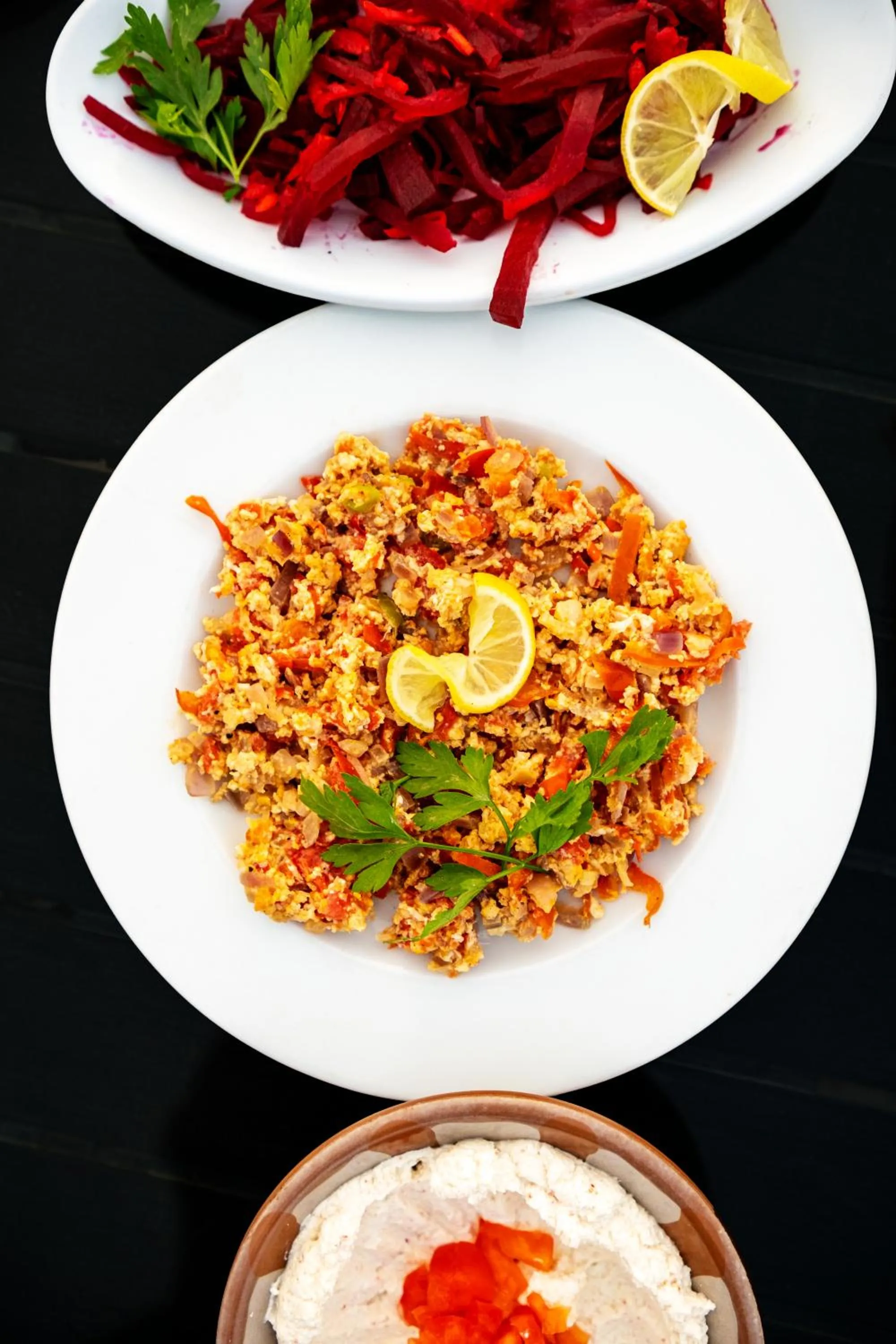 Restaurant/places to eat in Hassan Pyramids Hotel & free access Rooftop & airport pickup