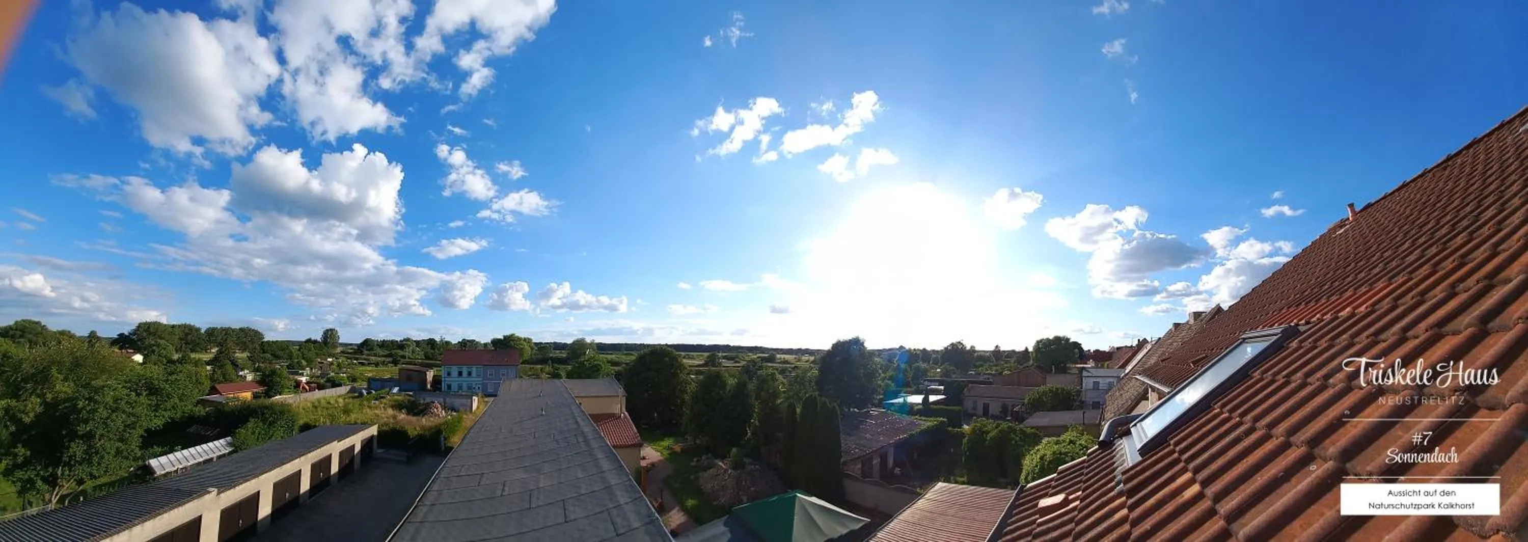 View (from property/room) in Triskele Haus - Ökologisches Gästehaus der Heilstätte Strelitz