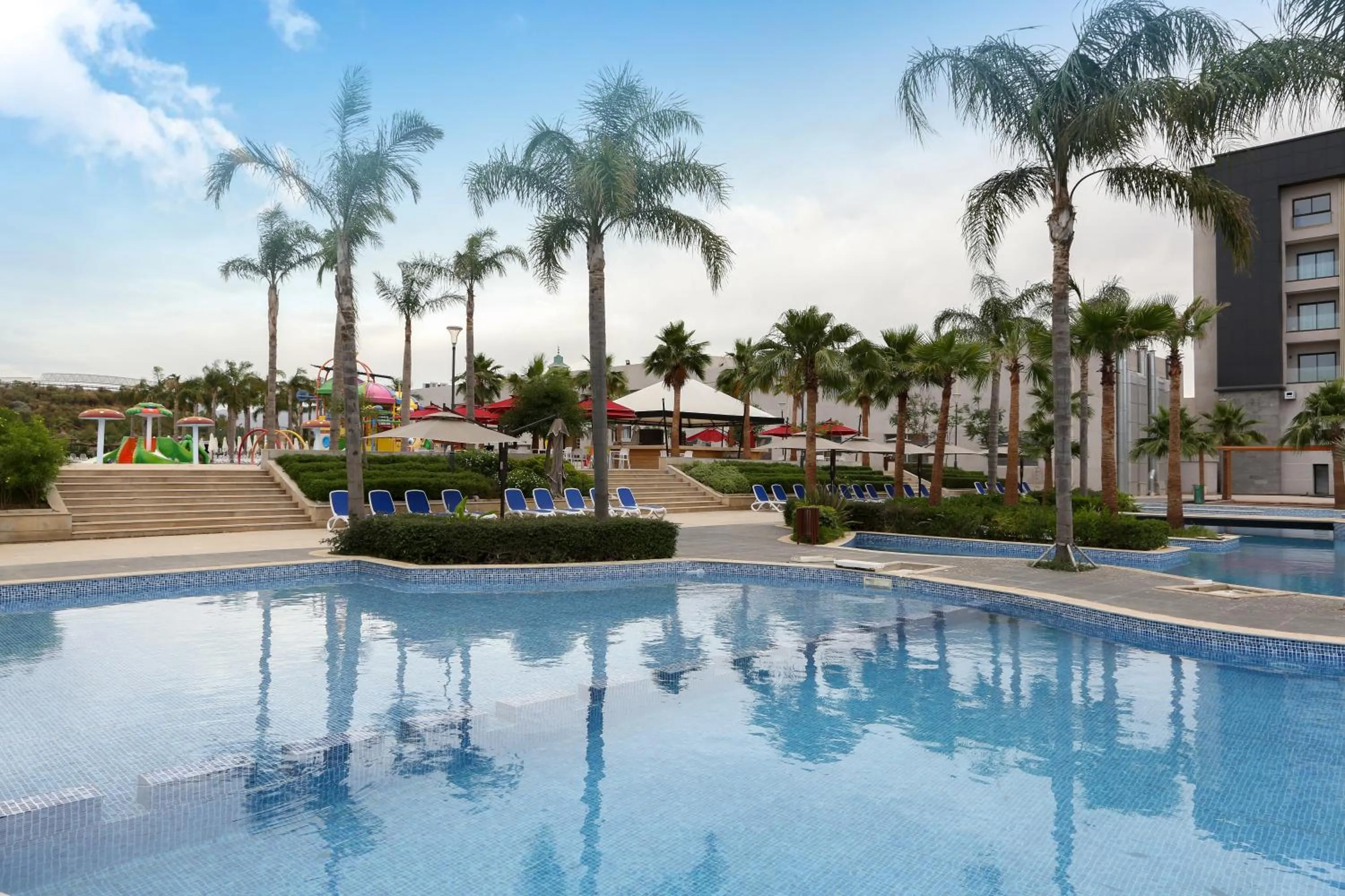Pool view in Oriental Palace by Agora Complex