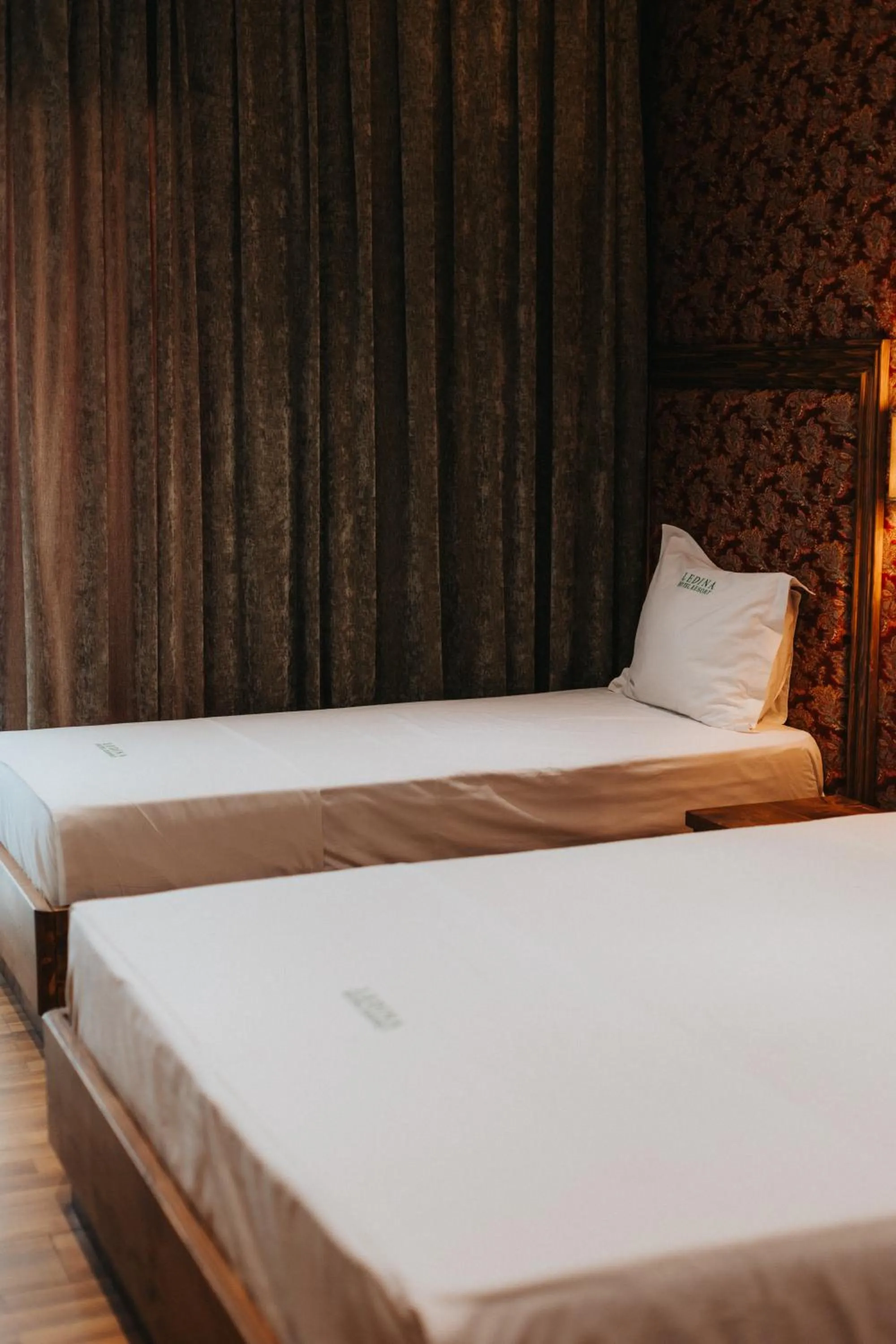 Bed in Ledina Hotel