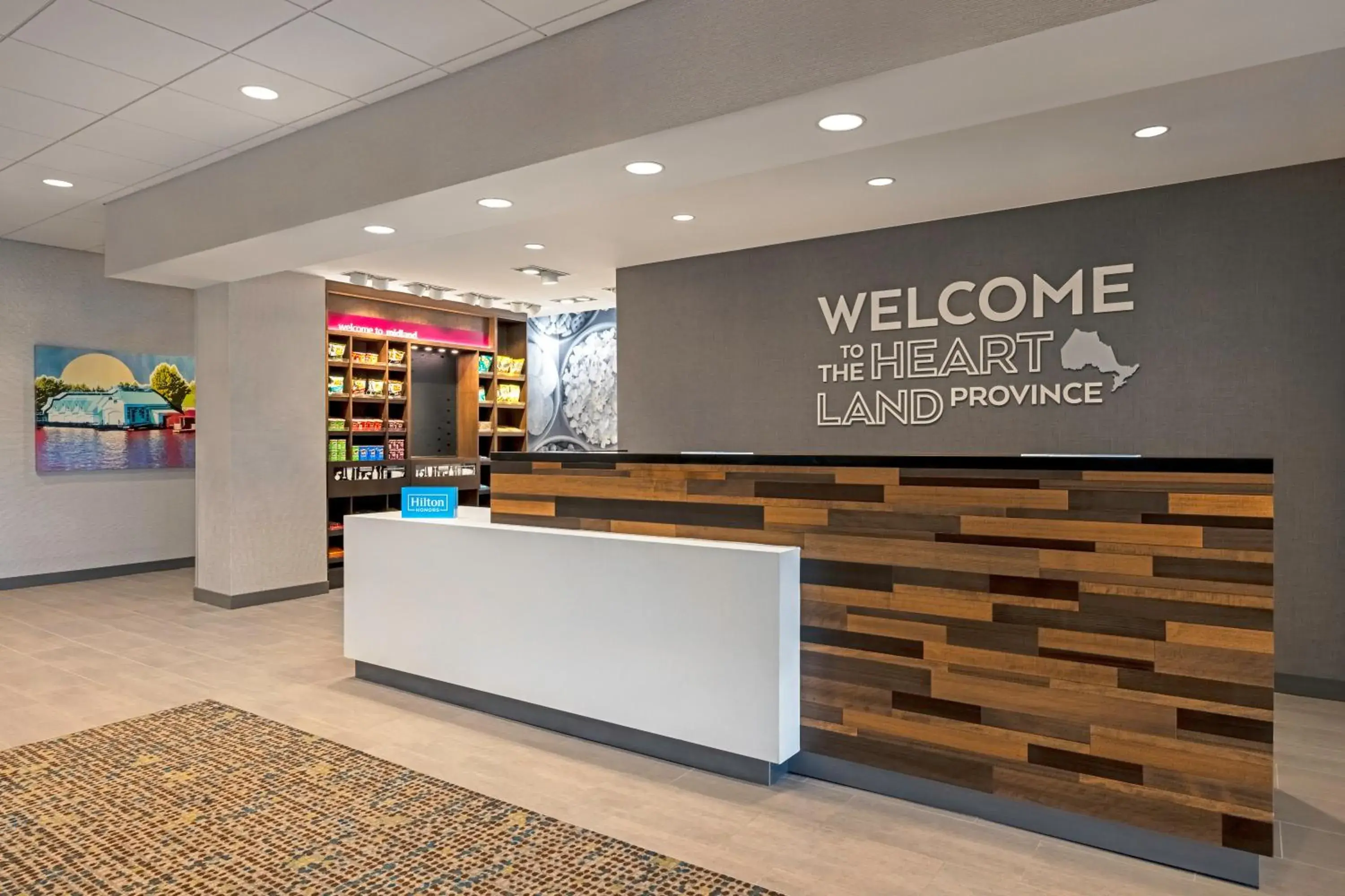 Lobby or reception in Hampton Inn Midland, On Lobby or reception in Hampton Inn Midland, On