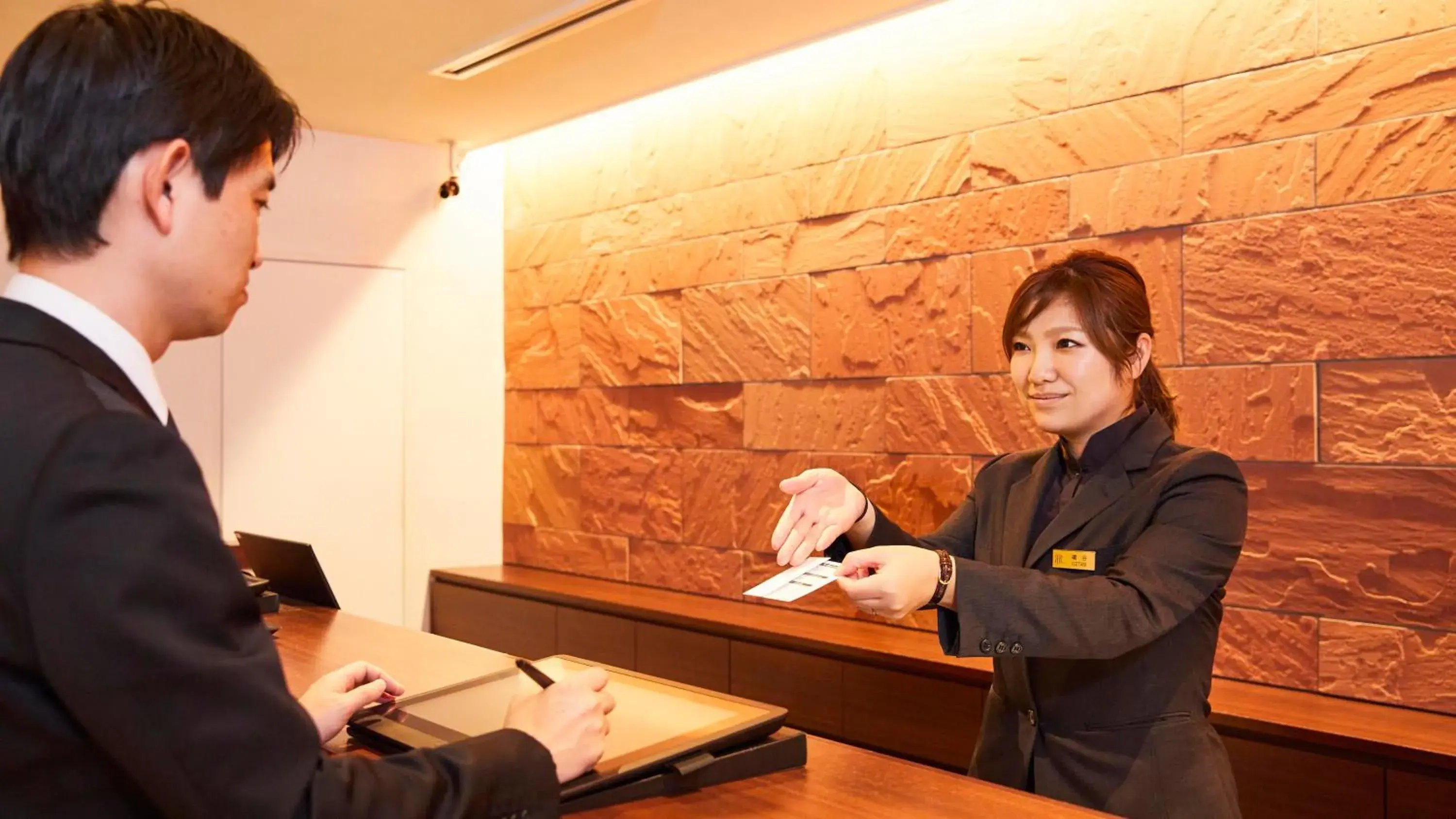 Lobby or reception in RIHGA PLACE HIGOBASHI Lobby or reception in RIHGA PLACE HIGOBASHI