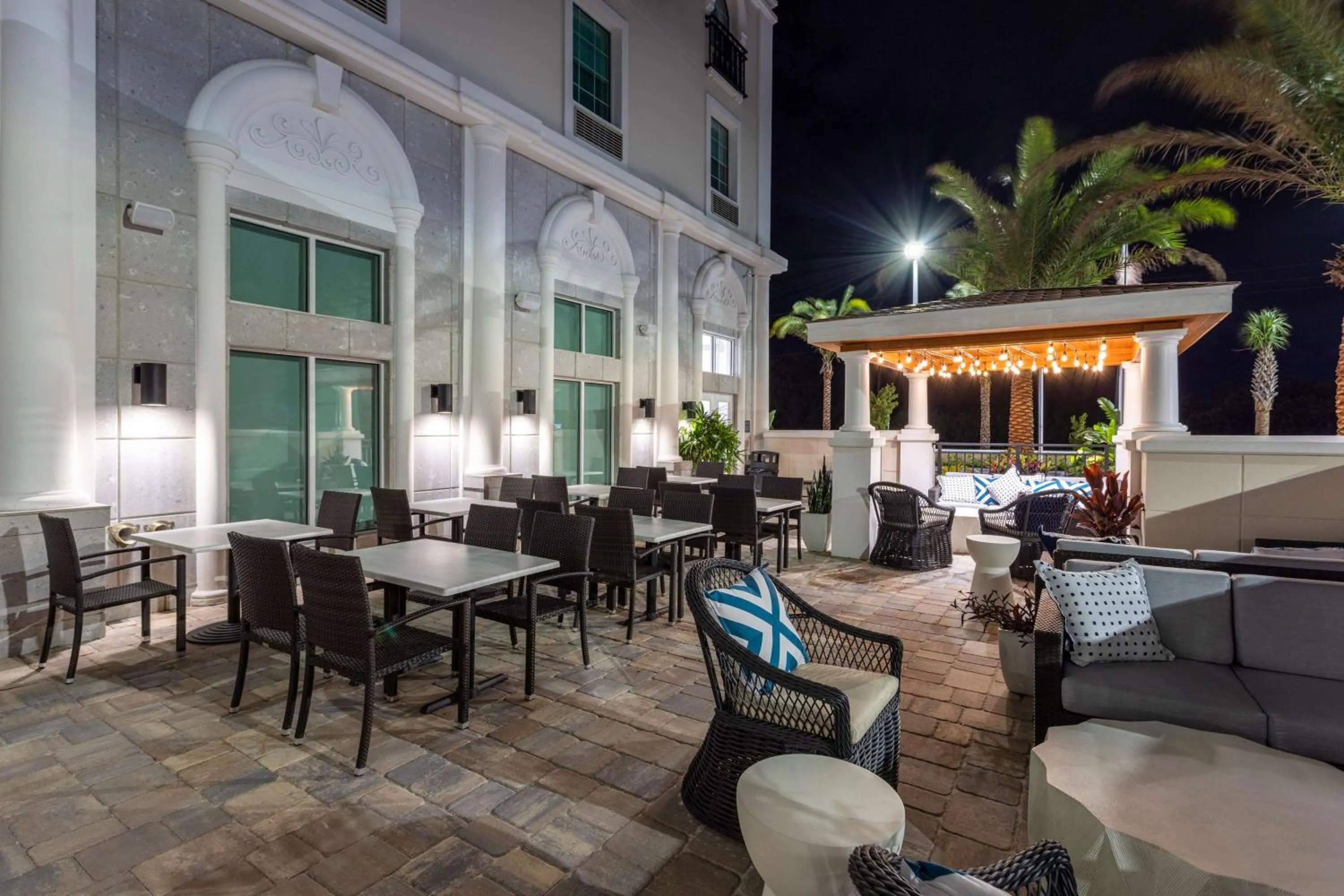 Patio in Hilton Garden Inn St Augustine-Historic District