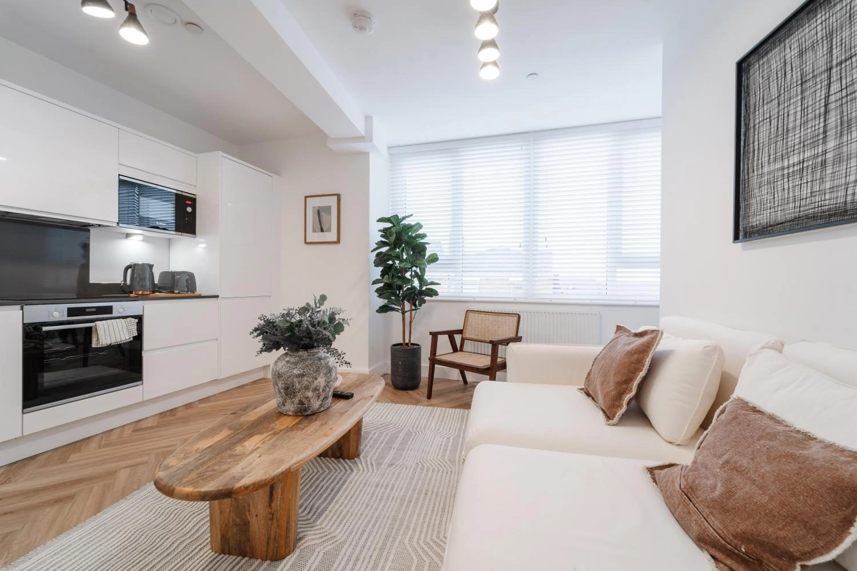 Seating area in Royal House Stylish Apartments - Chester