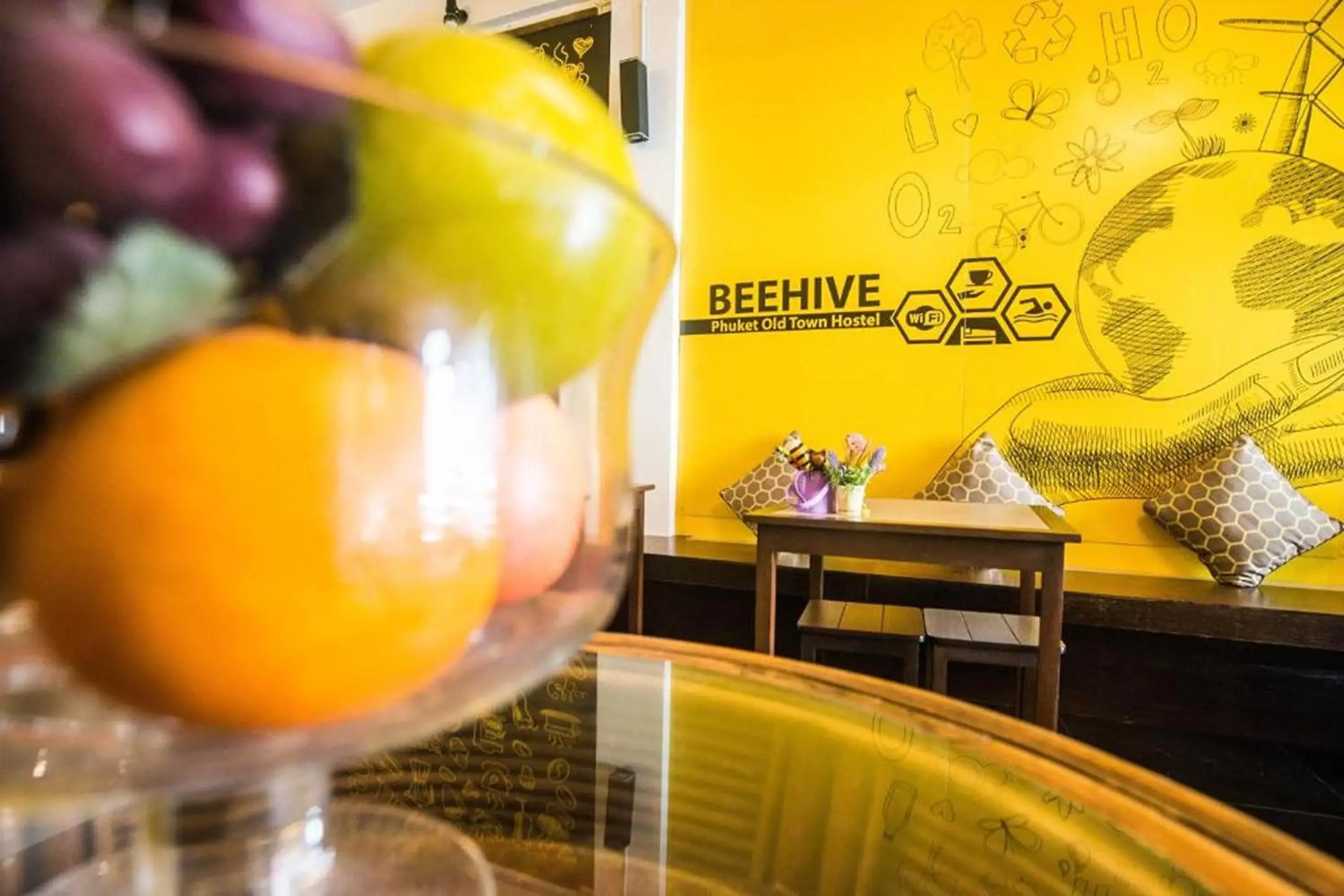 Lobby or reception in Beehive Phuket Old Town Hostel Lobby or reception in Beehive Phuket Old Town Hostel