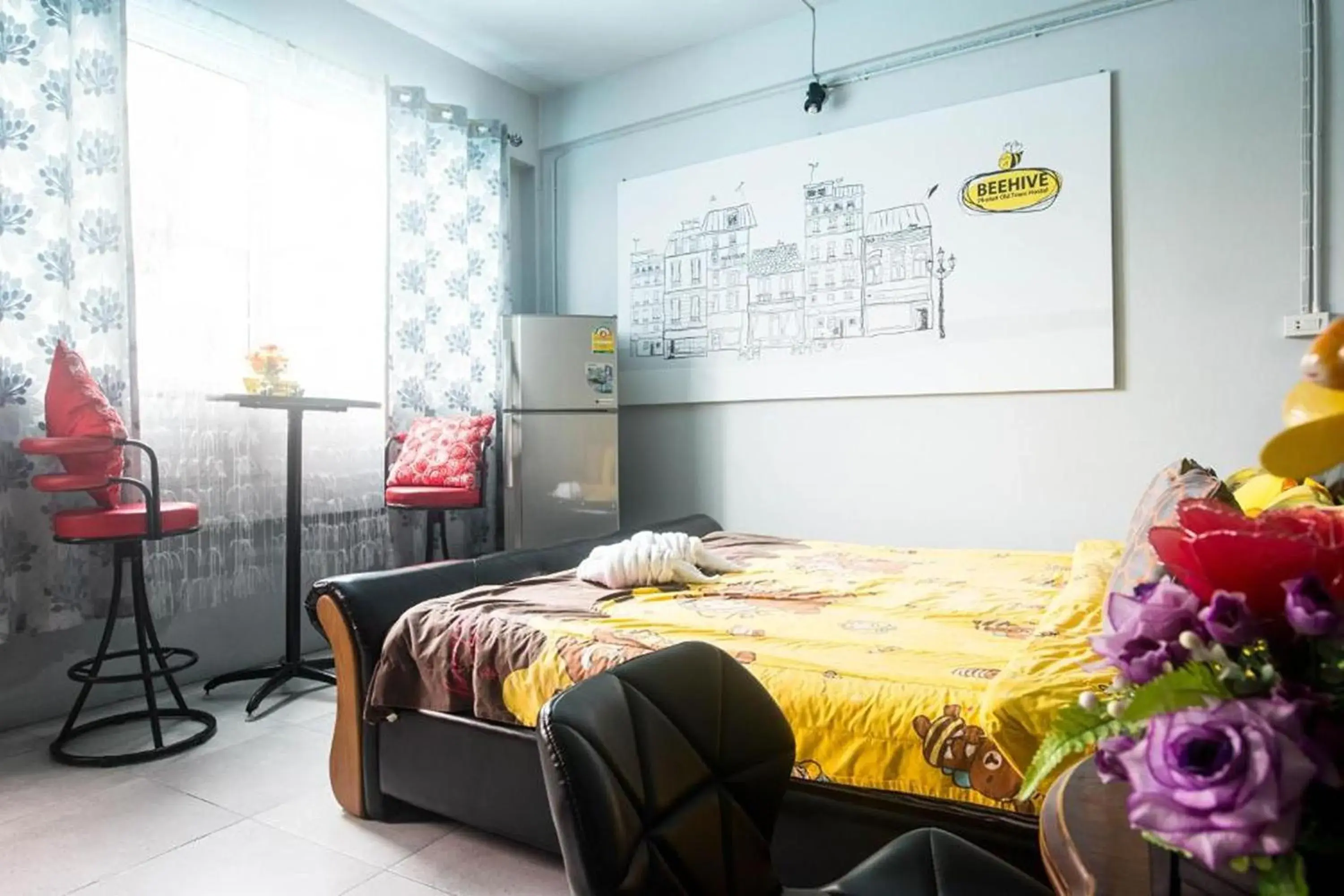 Photo of the whole room in Beehive Phuket Old Town Hostel Photo of the whole room in Beehive Phuket Old Town Hostel