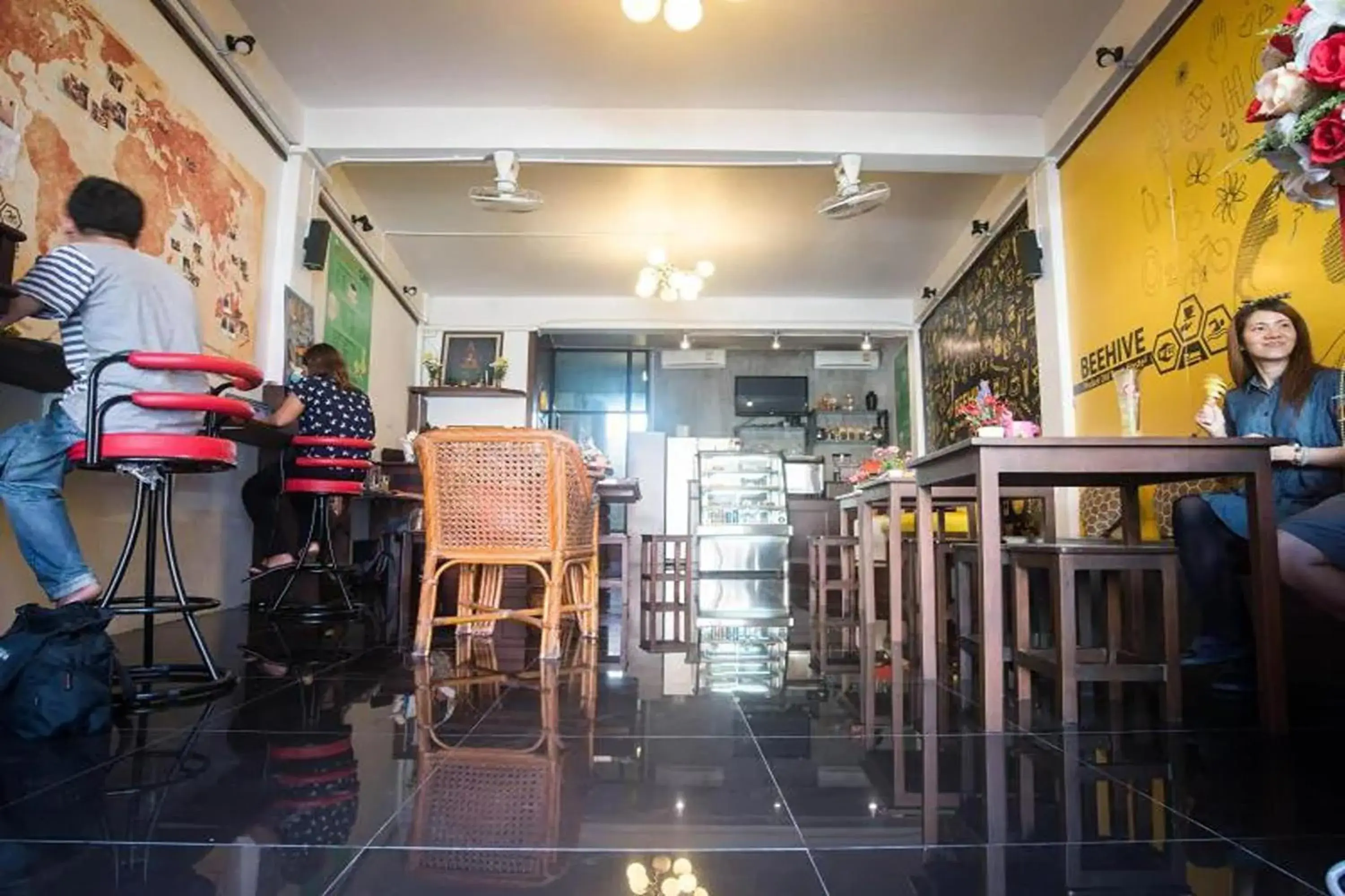 Lobby or reception in Beehive Phuket Old Town Hostel Lobby or reception in Beehive Phuket Old Town Hostel