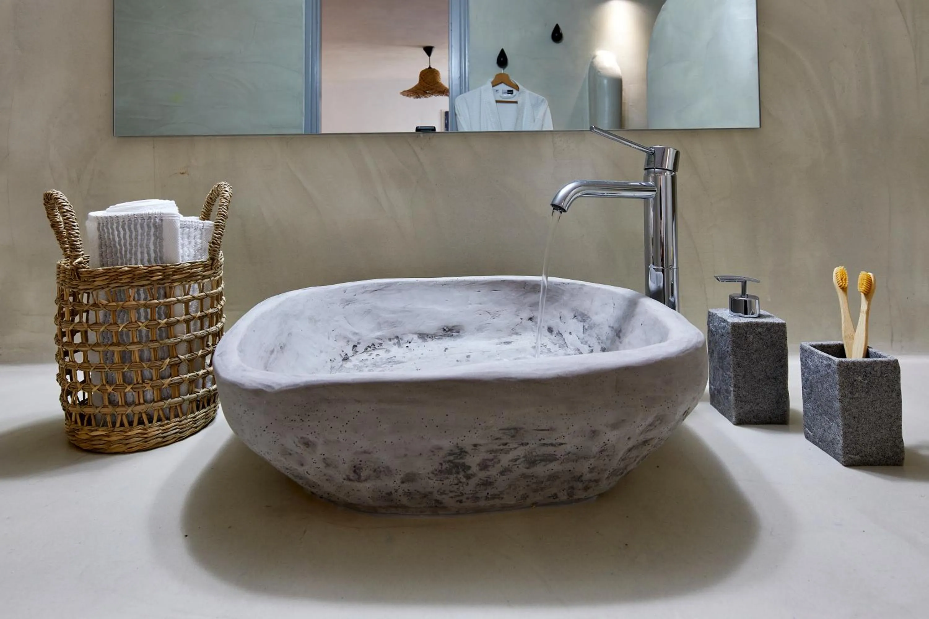 Bathroom in El Verano Suites