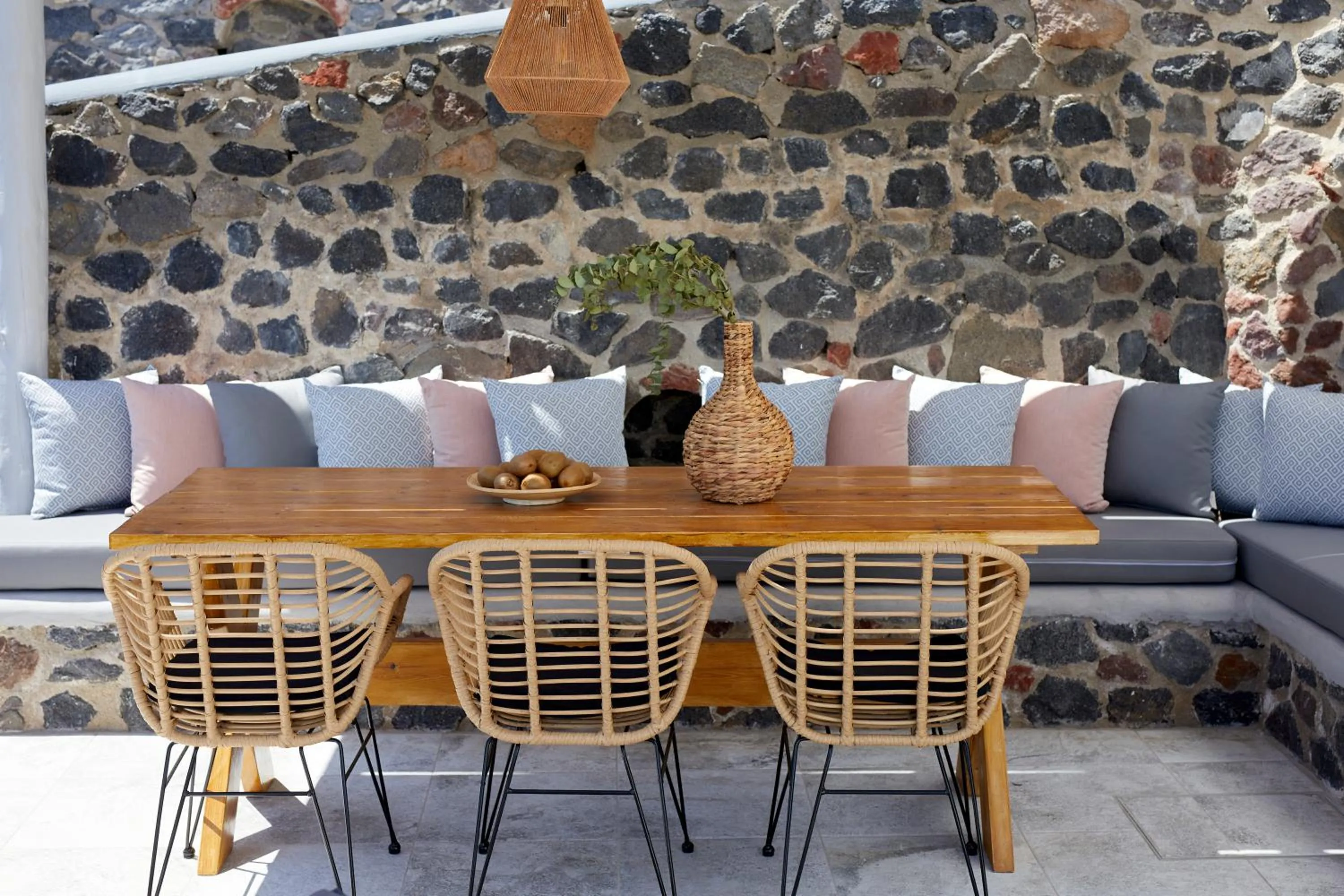 Patio in El Verano Suites