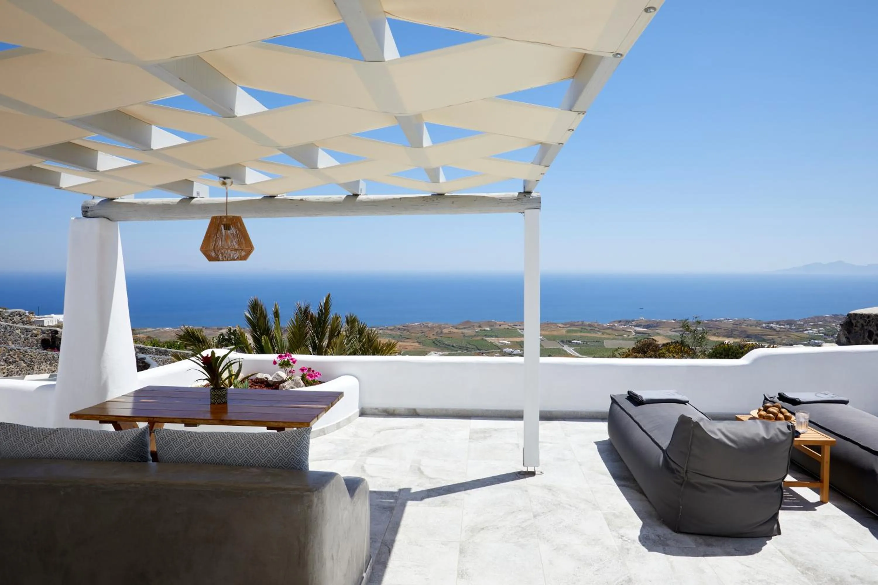 Patio in El Verano Suites