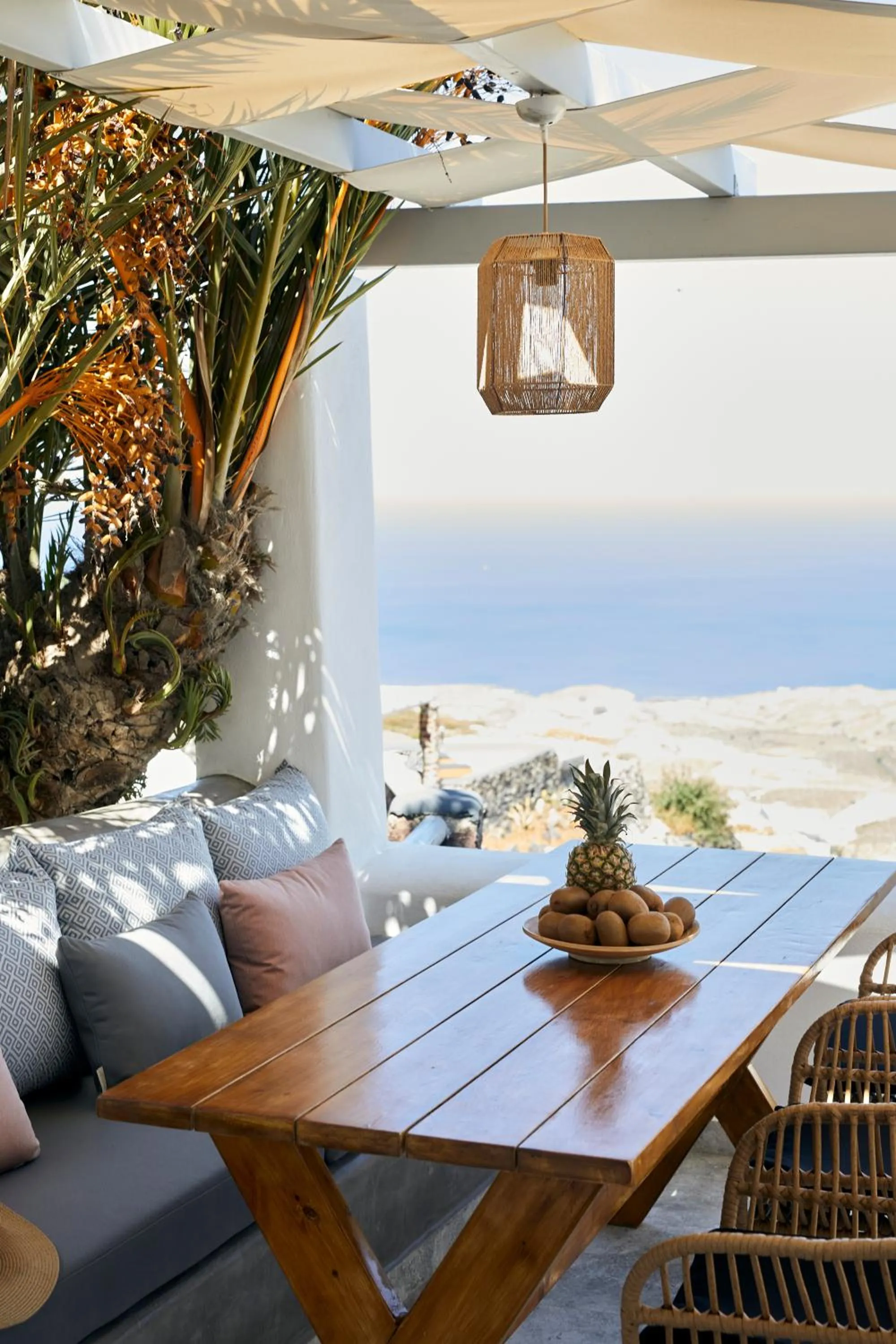 Patio in El Verano Suites