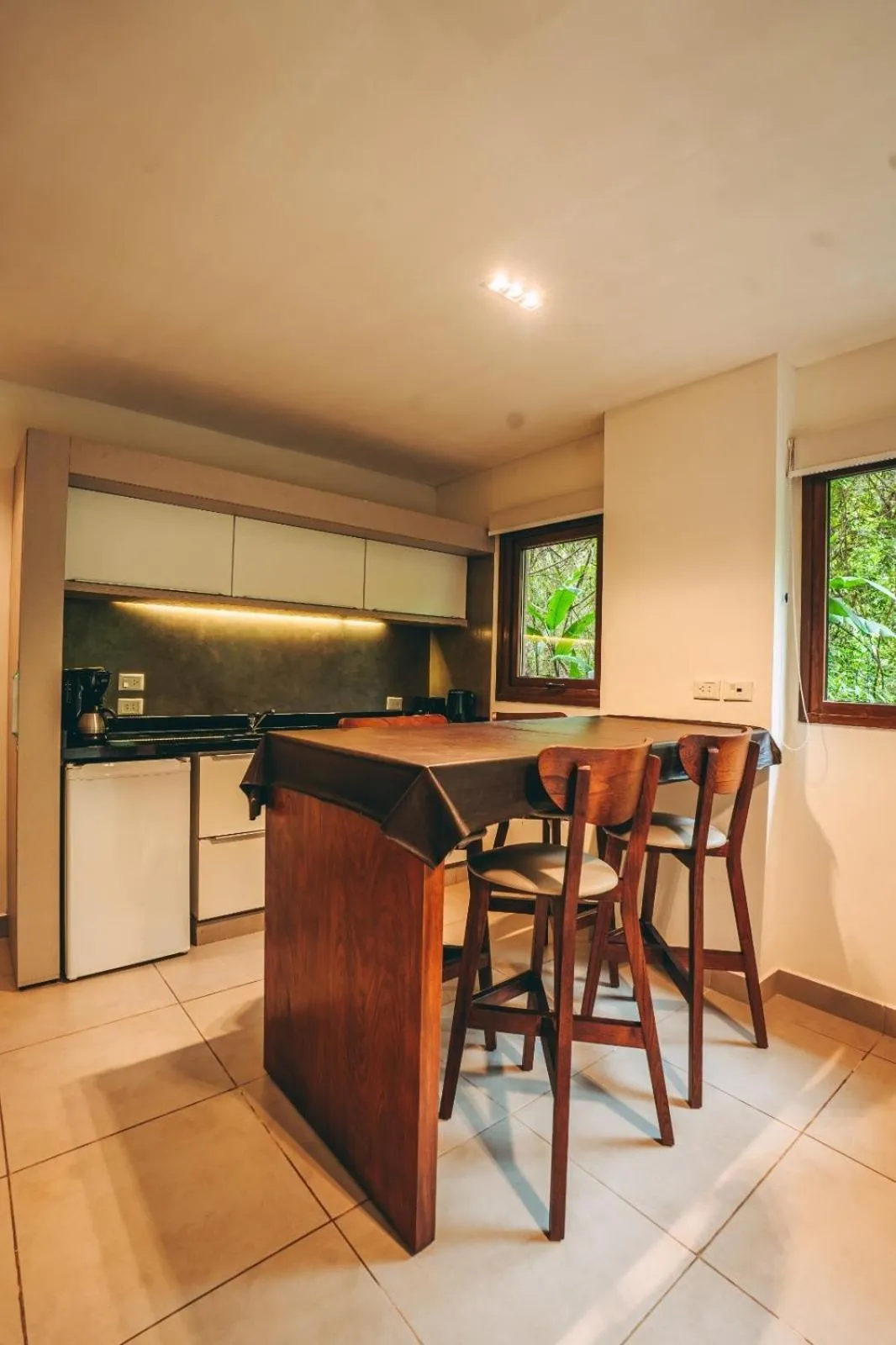 Kitchen or kitchenette in Hotel Tré Iguazú