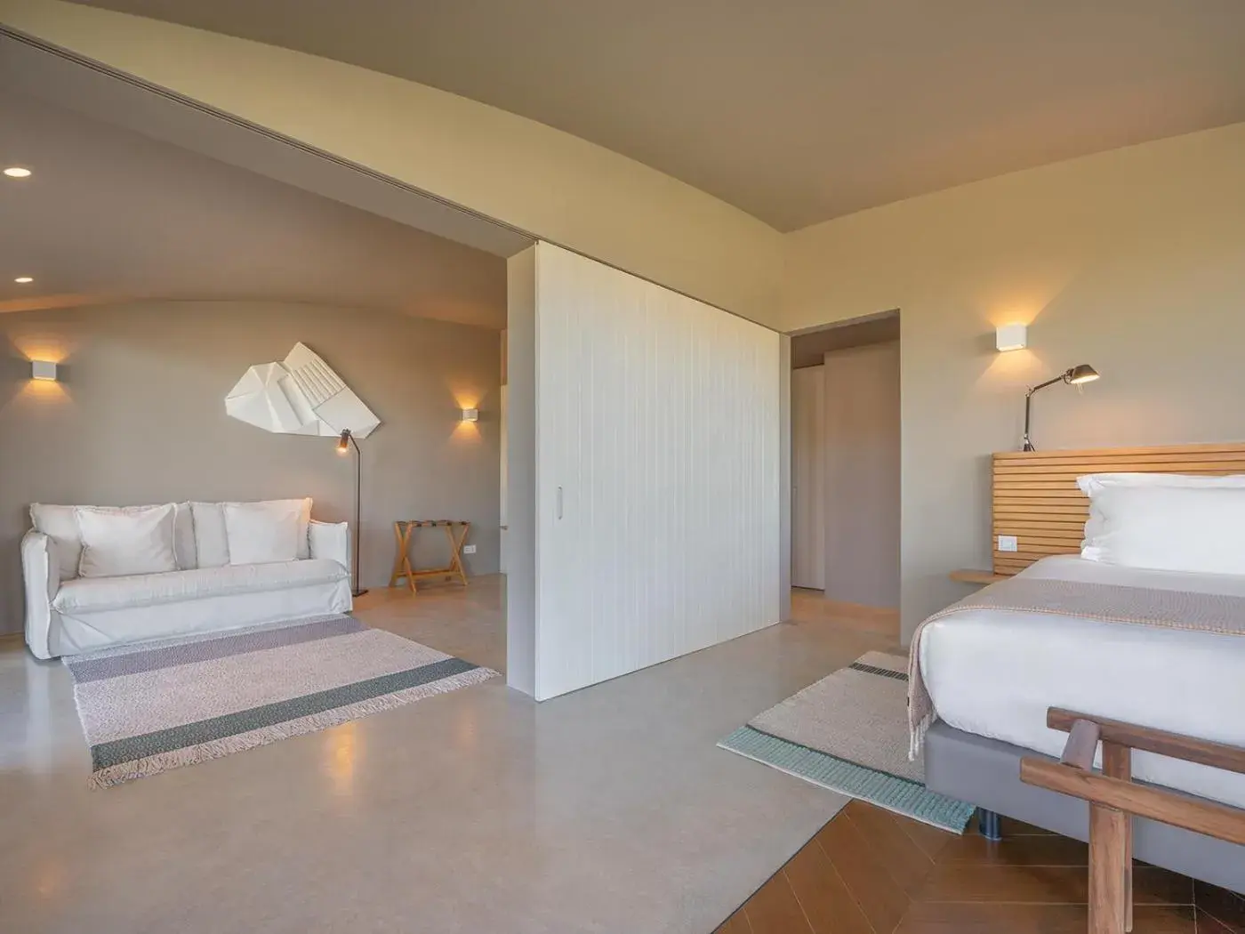 Bed in Immerso Hotel, a Member of Design Hotels Bed in Immerso Hotel, a Member of Design Hotels