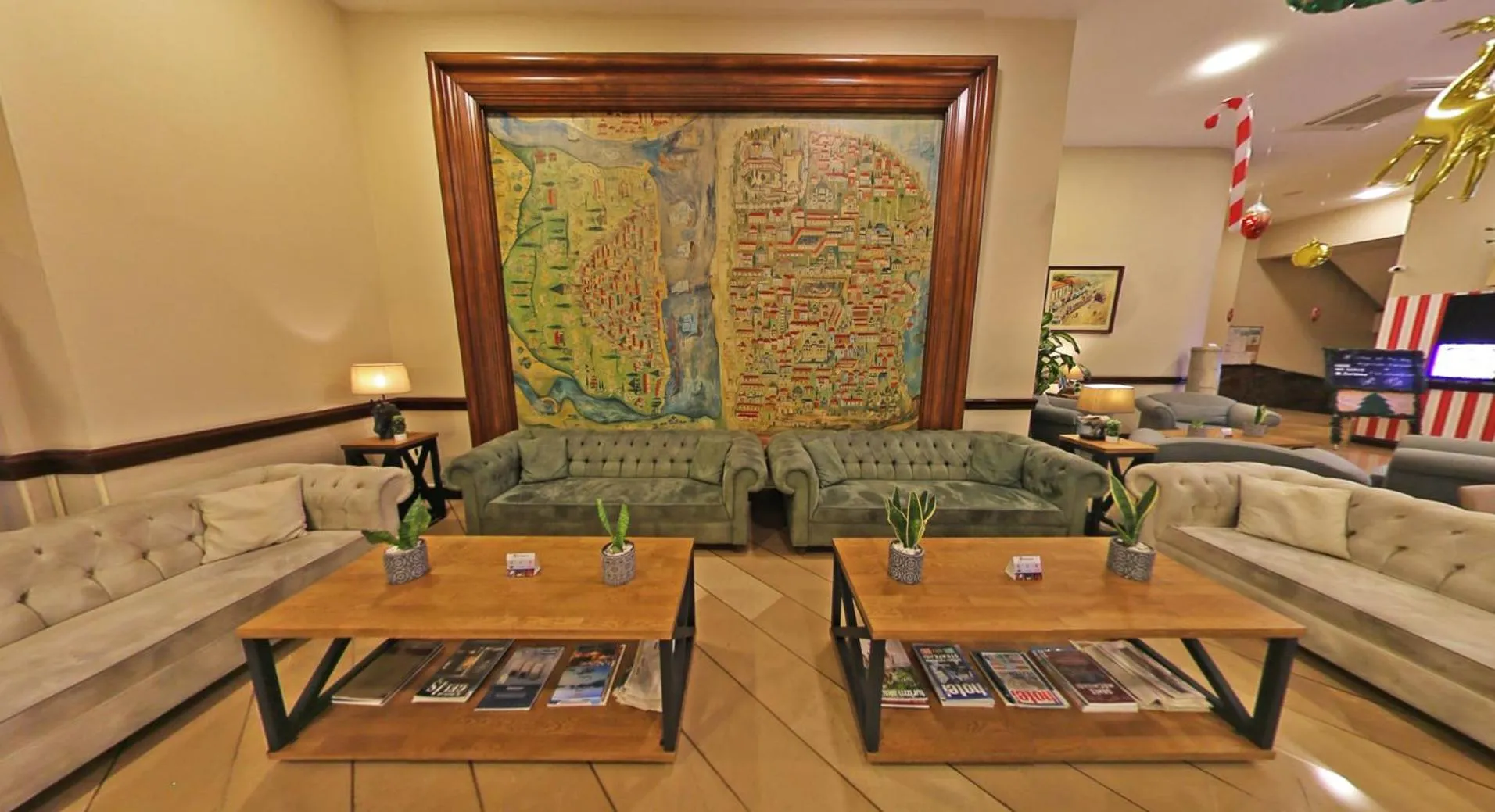 Lobby or reception in Antik Hotel Istanbul