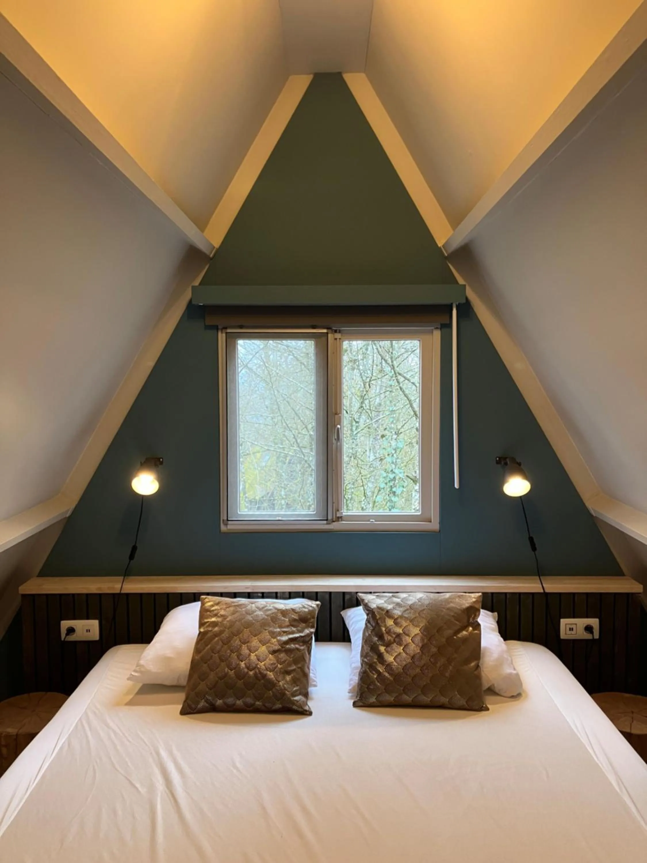 Bedroom, Bed in Chalet Tournesol Durbuy