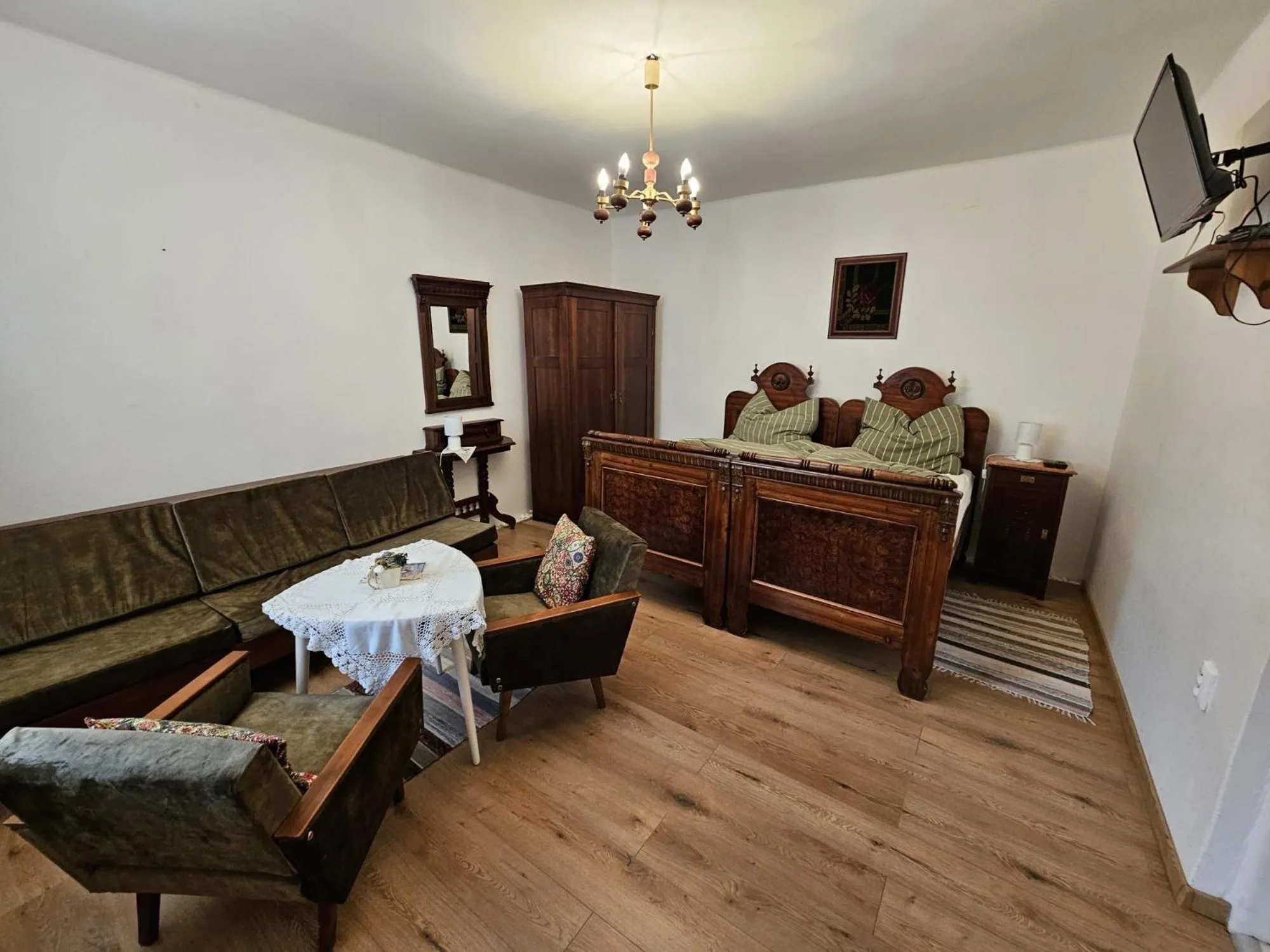 Bed in Penzión Emese