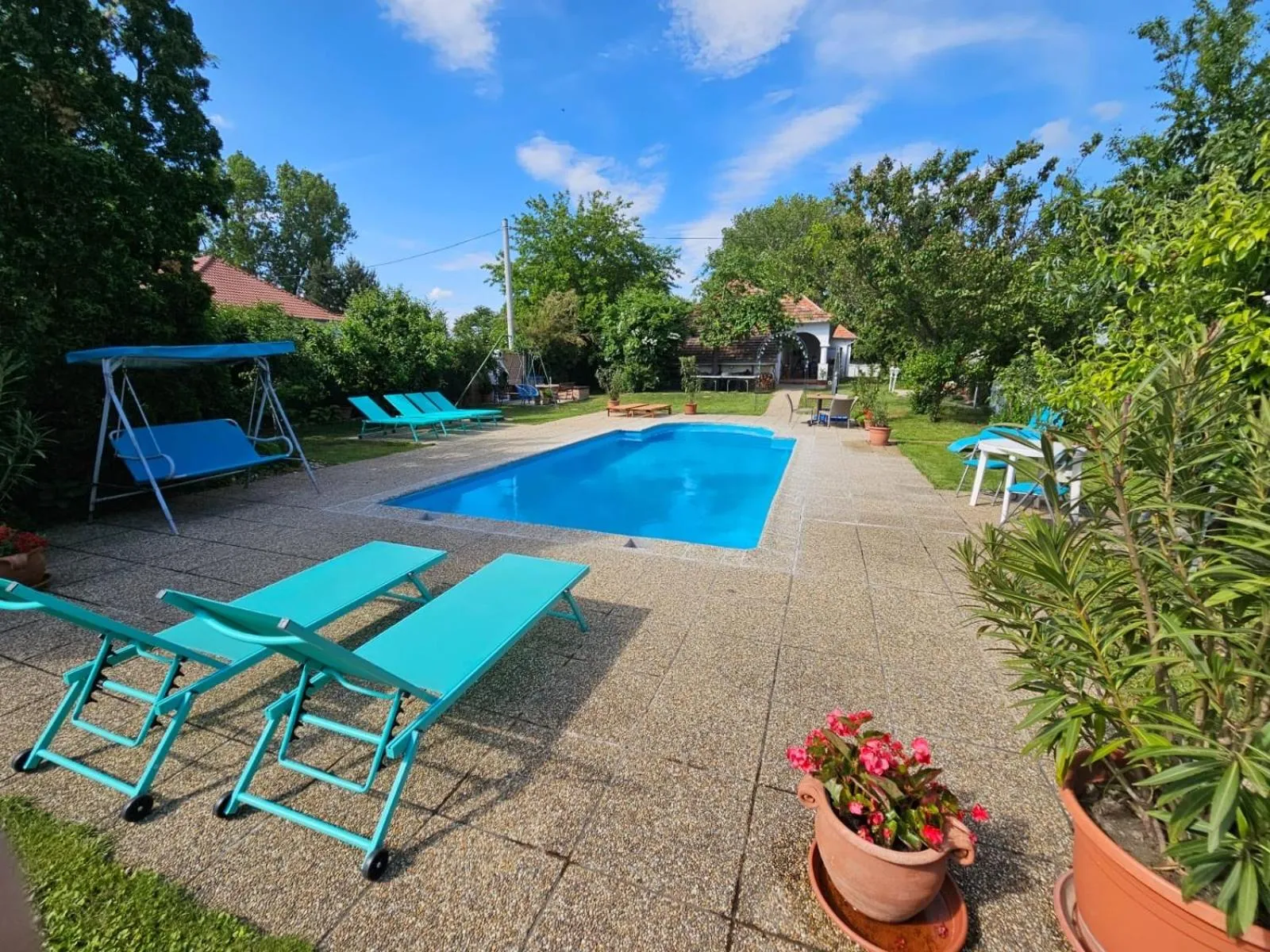 Garden in Penzión Emese