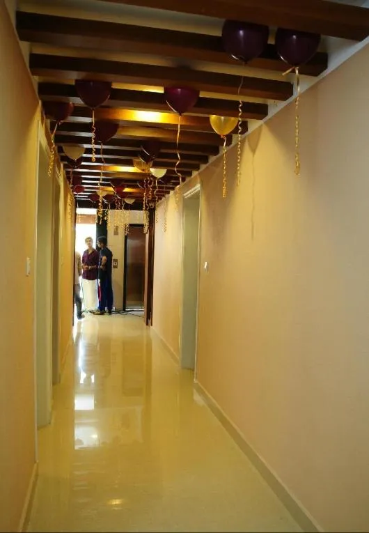 Lobby or reception in Srivar Hotels