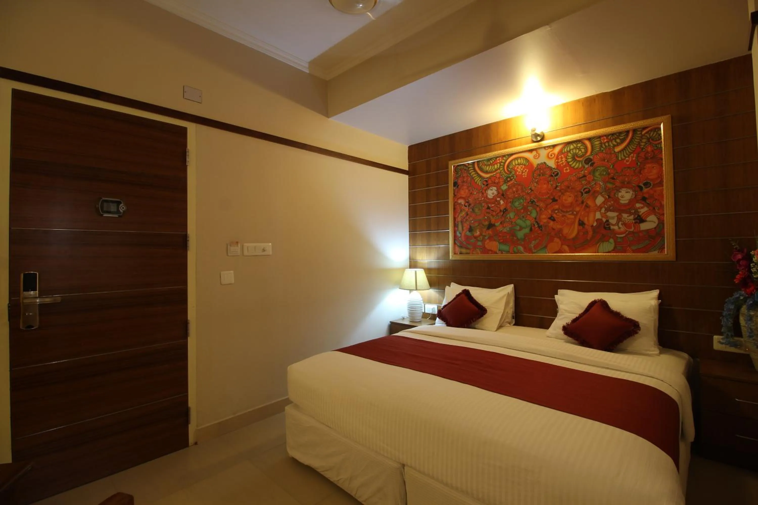 Photo of the whole room, Bed in Srivar Hotels