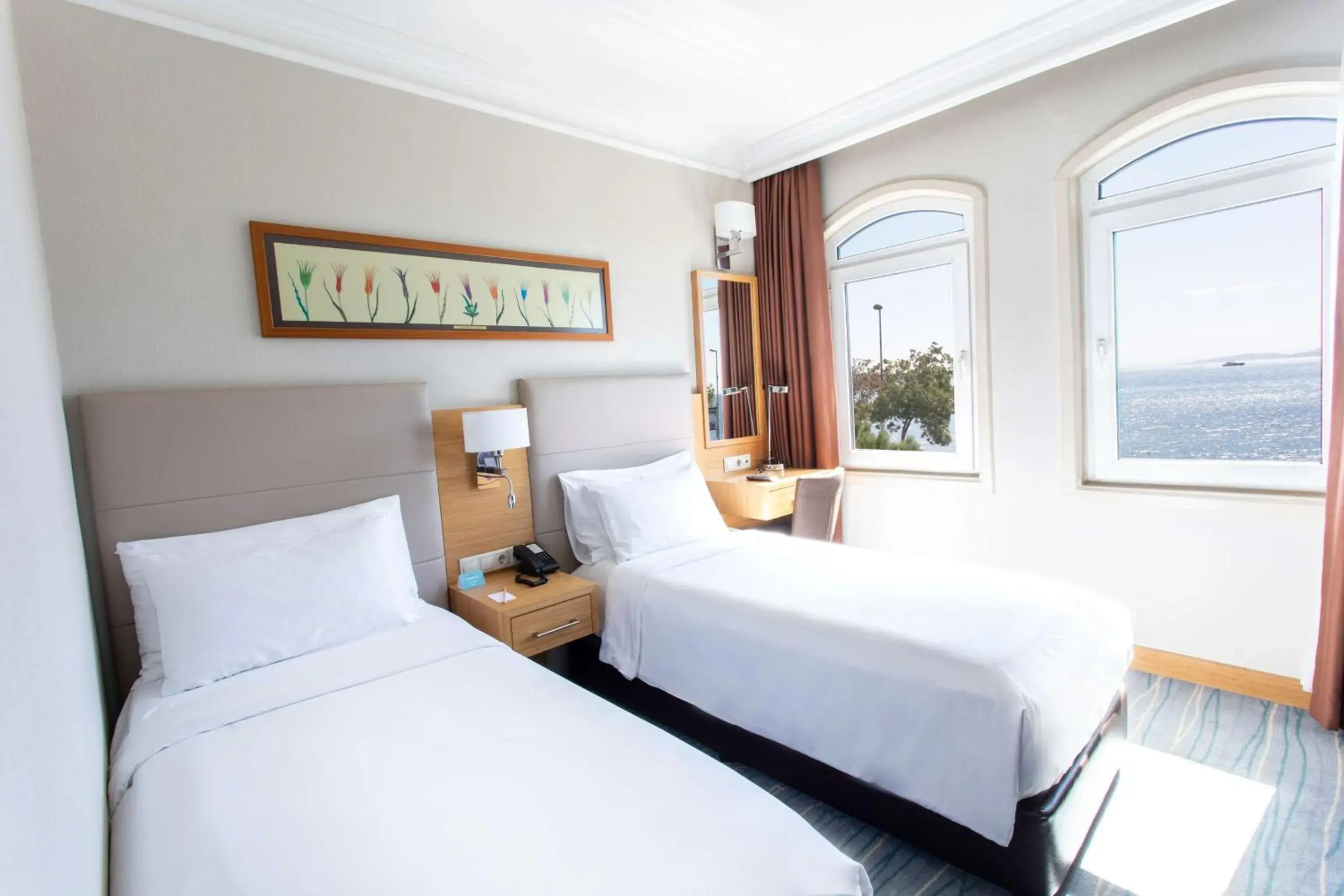 Bed in Radisson Hotel Istanbul Sultanahmet Bed in Radisson Hotel Istanbul Sultanahmet