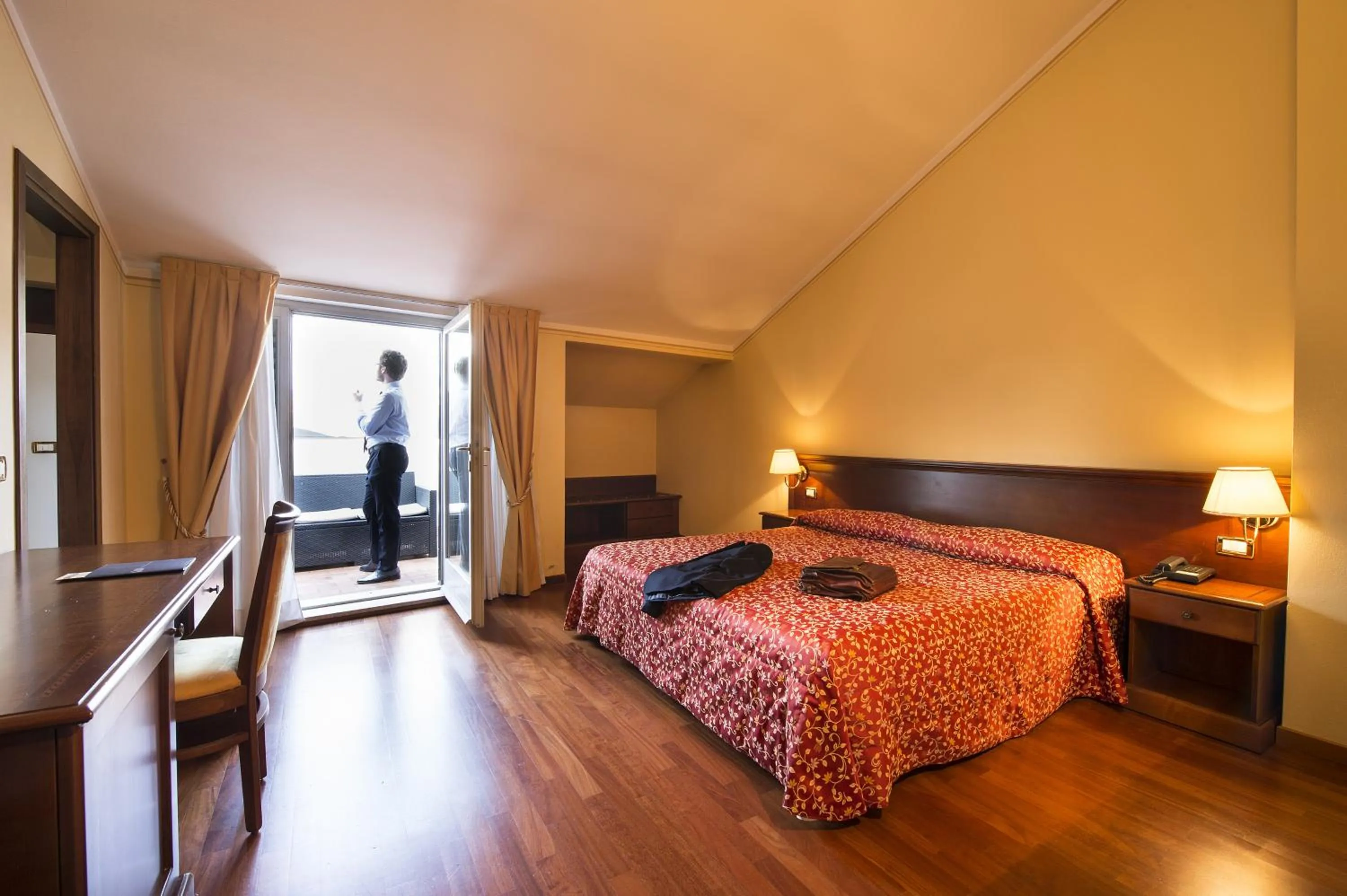 Balcony/Terrace, Bed in Centro Paolo VI