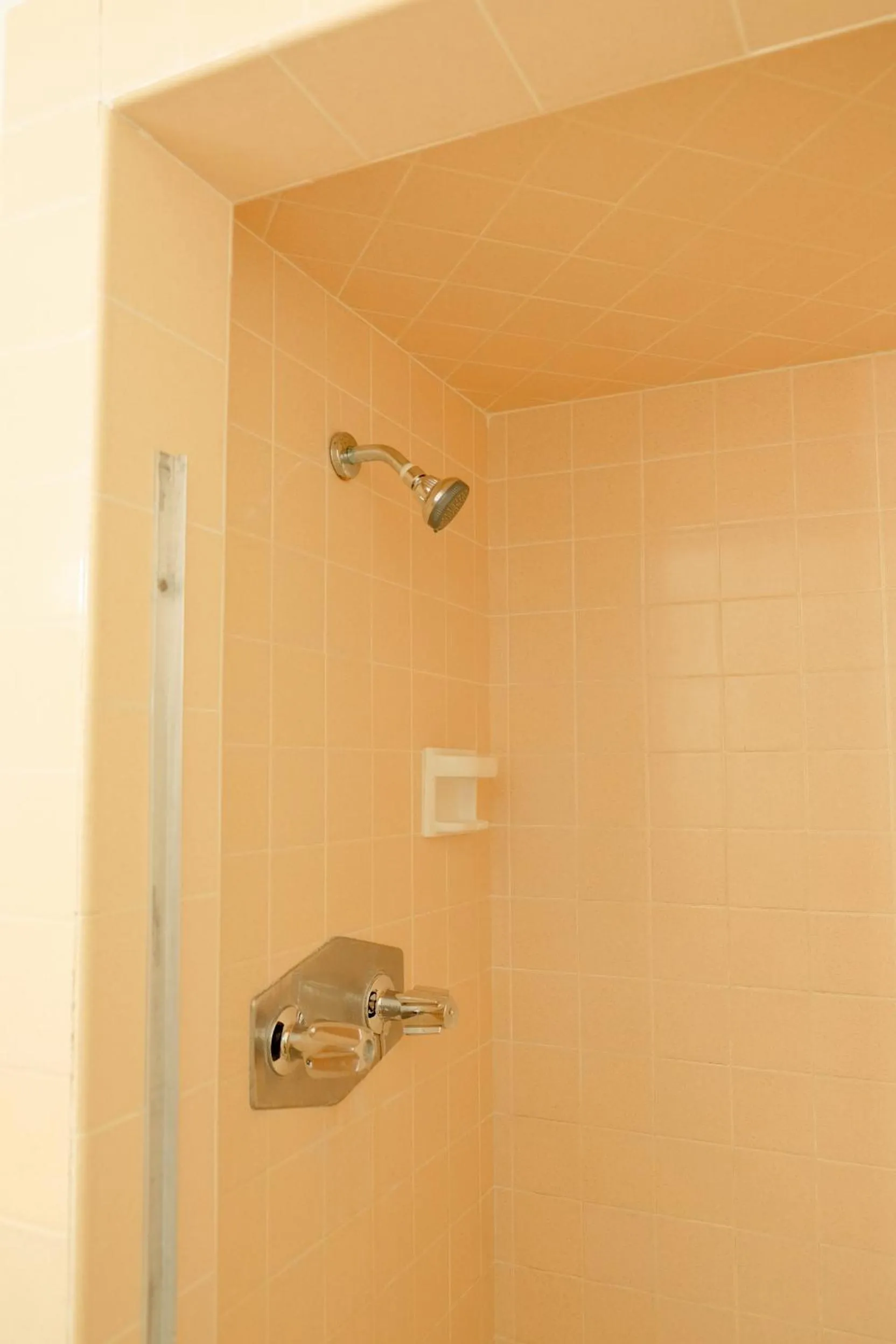 Shower in Sherwood Arms Motel