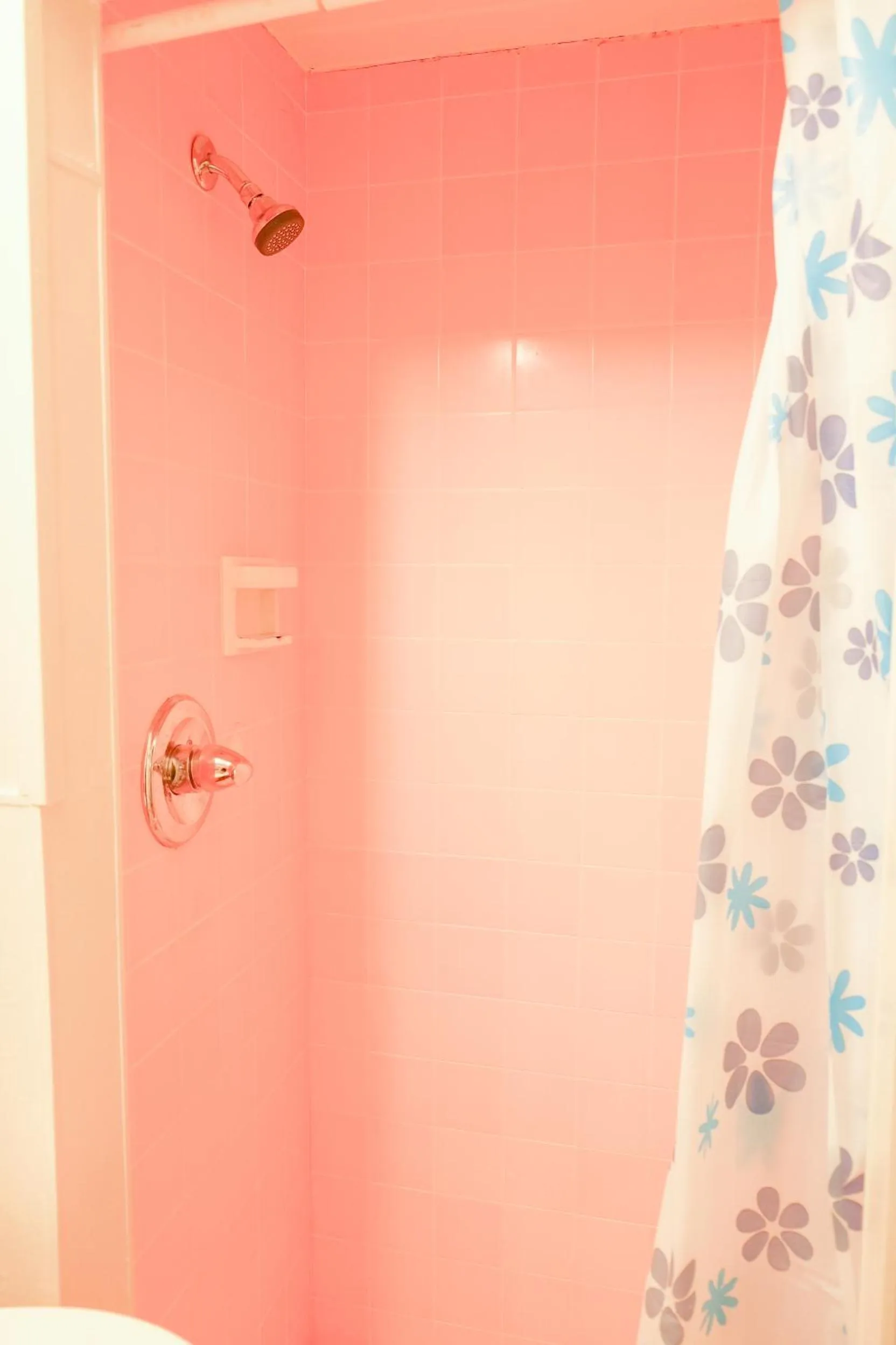 Shower in Sherwood Arms Motel