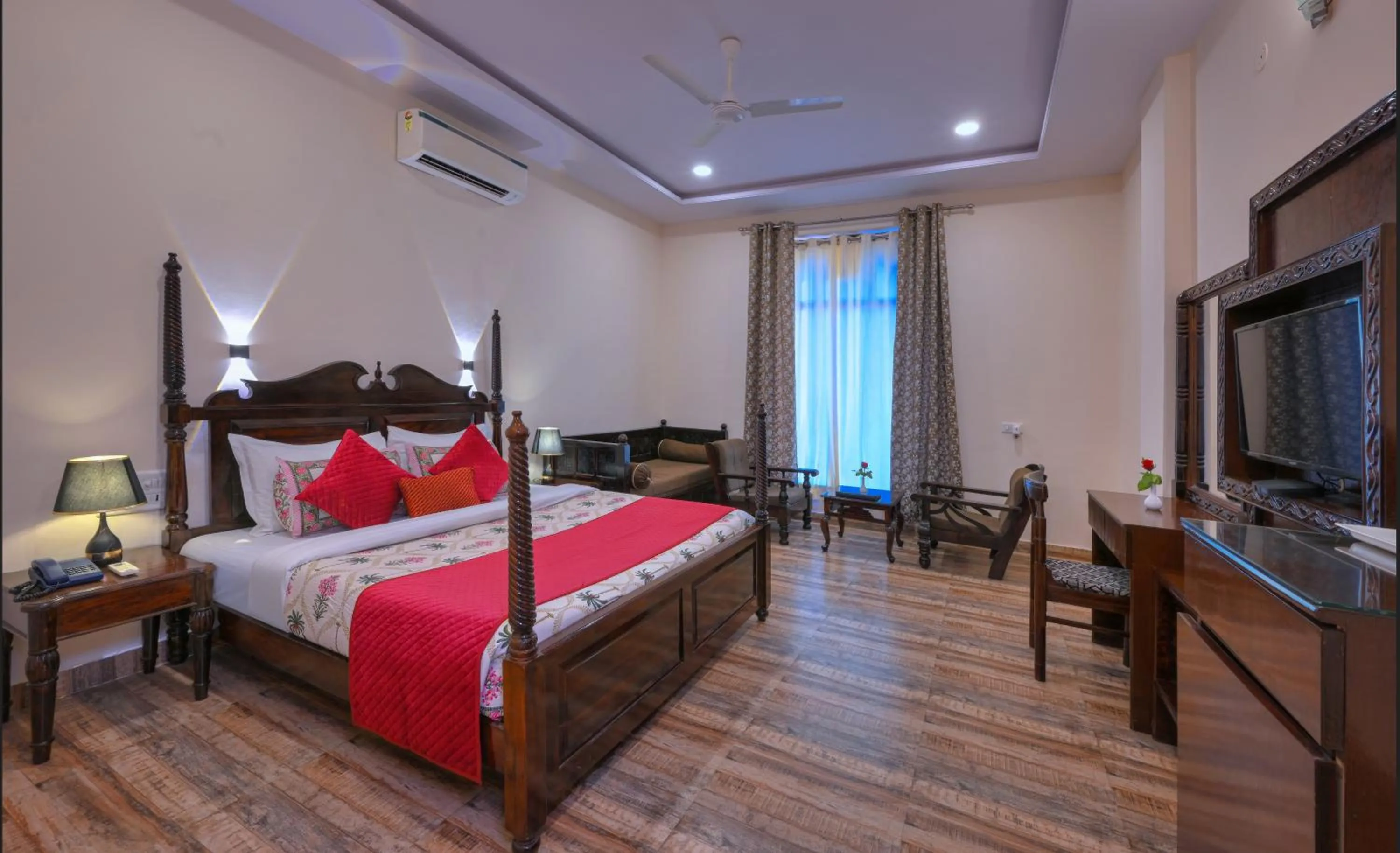Bed in Ranthambhore National Resort